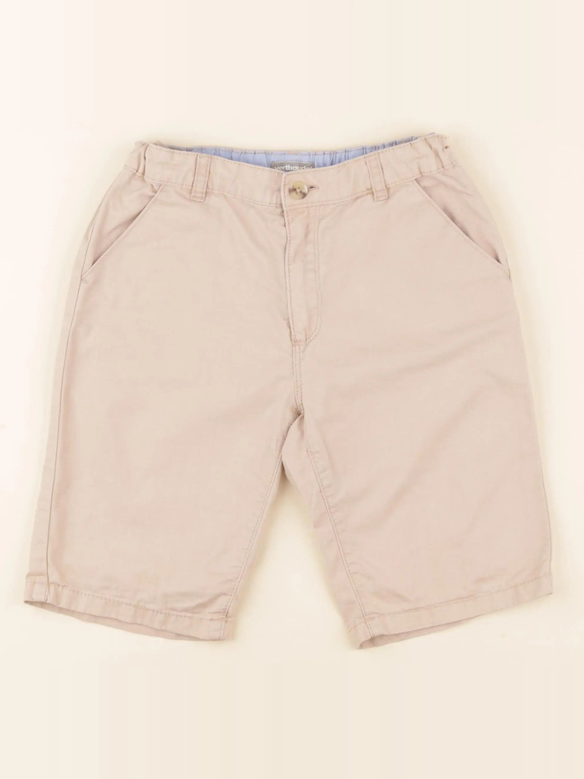Vertbaudet - short beige - 10 ans