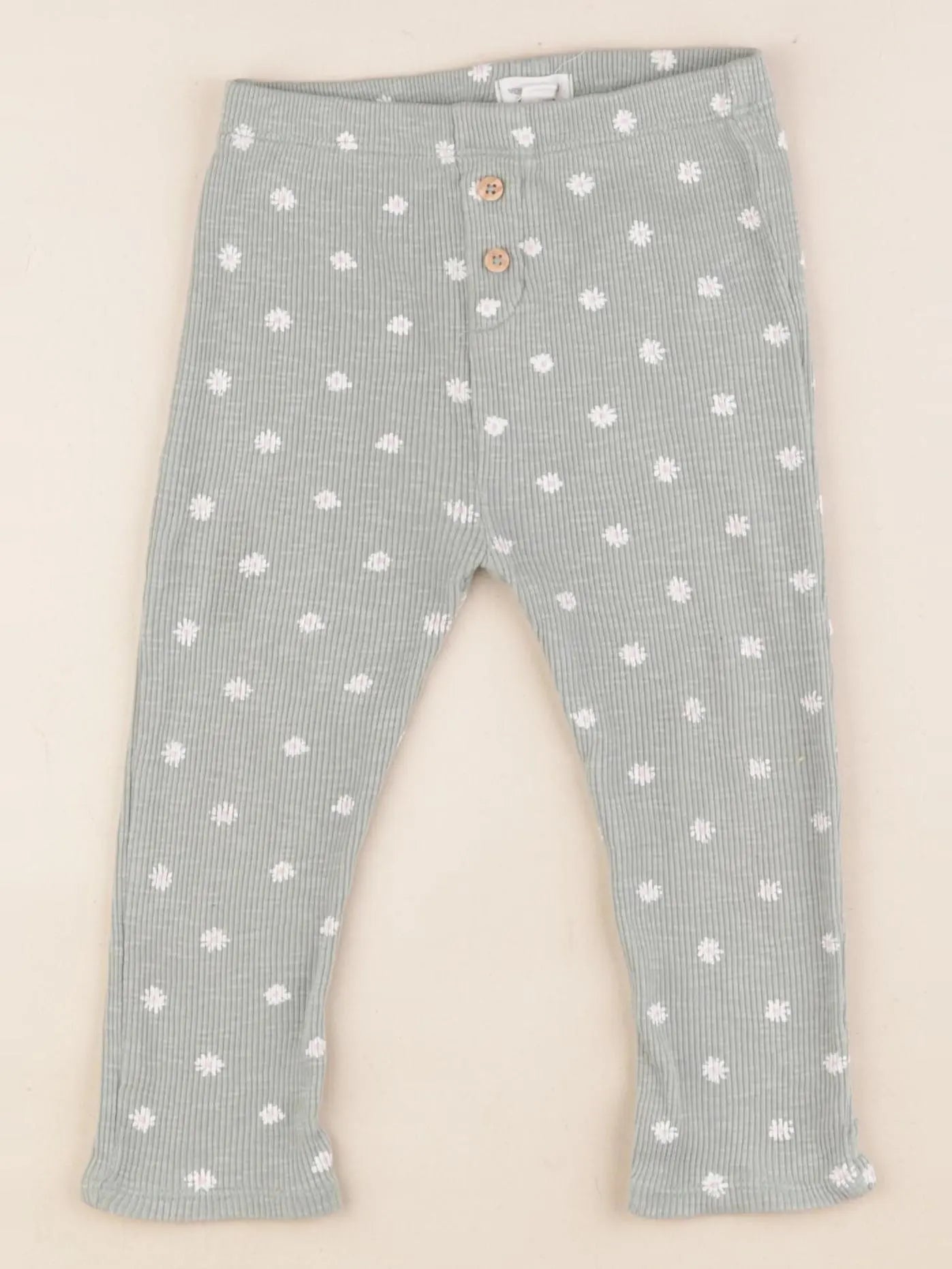 Vertbaudet - legging vert - 2 ans