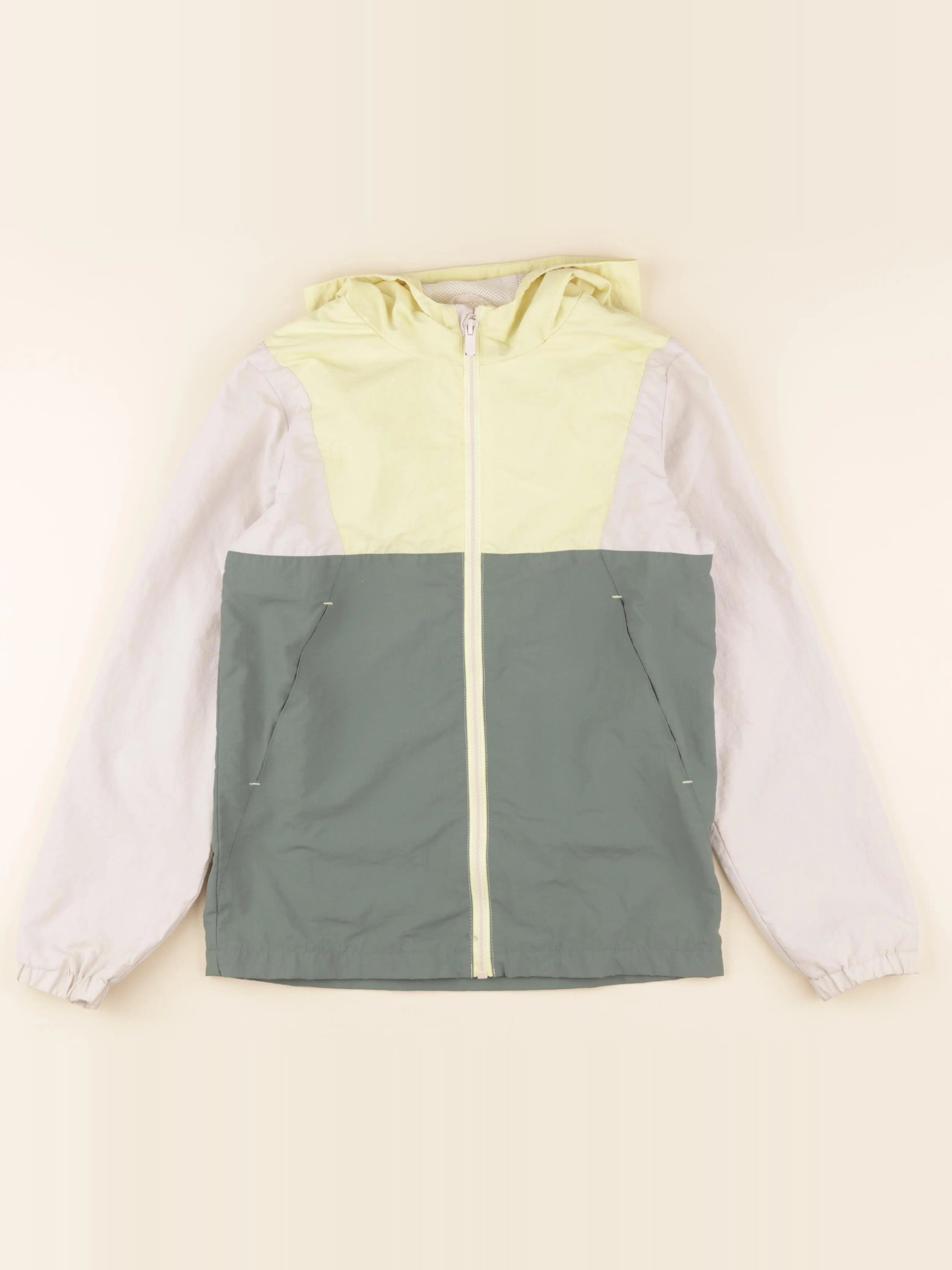 Vertbaudet - coupe-vent jaune, vert - 10 ans