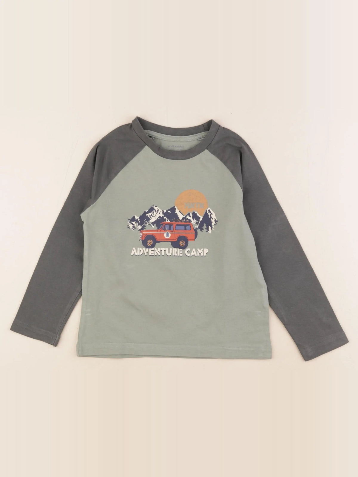 Vertbaudet - tee-shirt vert - 4 ans