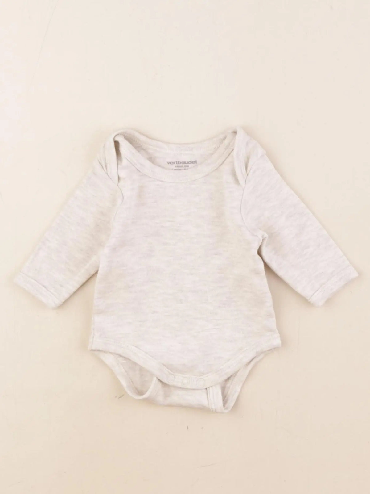 Vertbaudet - body beige - 1 mois