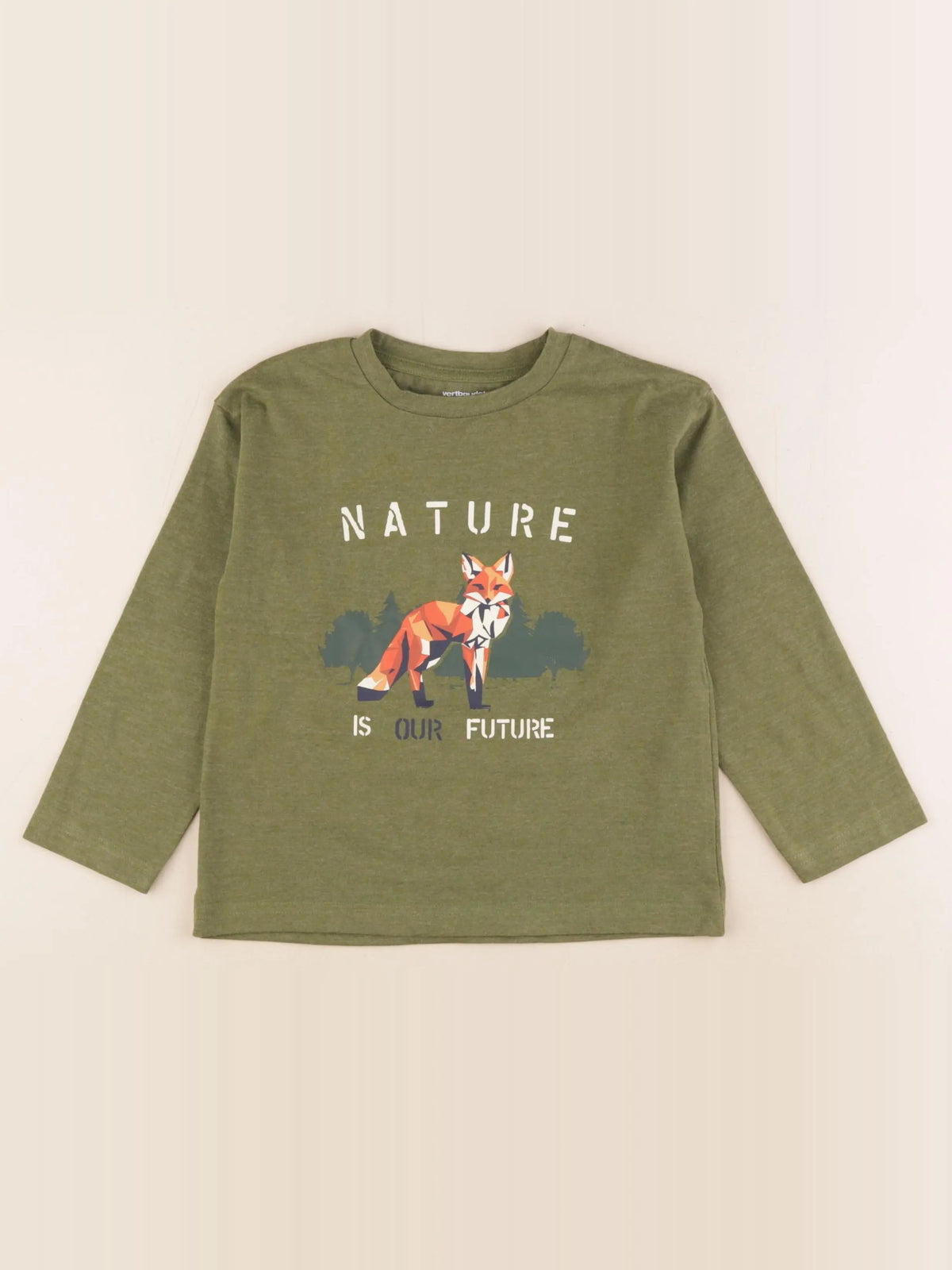 Vertbaudet - tee-shirt vert - 5 ans