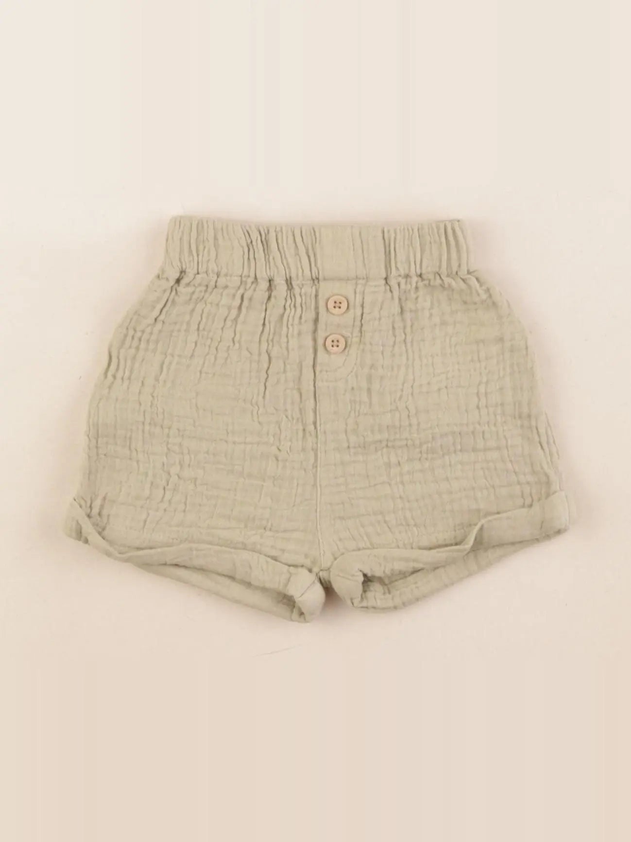Vertbaudet - short vert - 3 mois