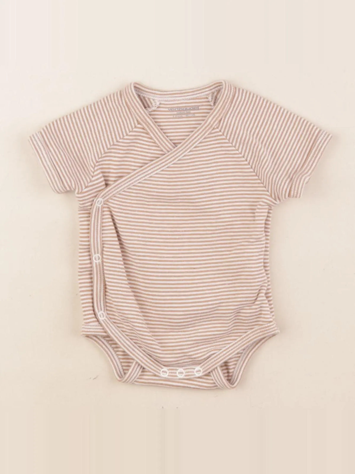 Vertbaudet - body marron - 3 mois