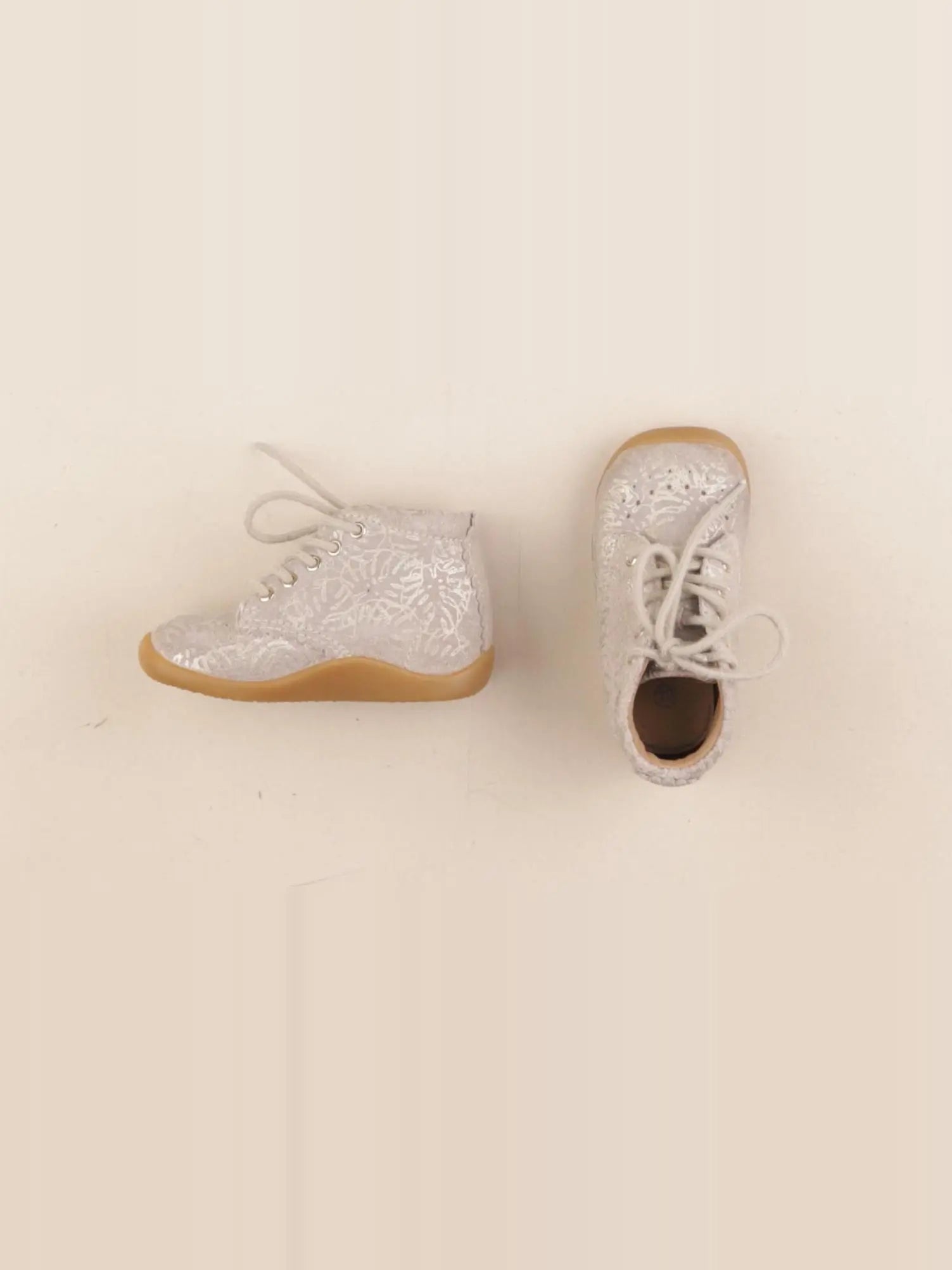 Vertbaudet - bottillons beige, or - pointure 21