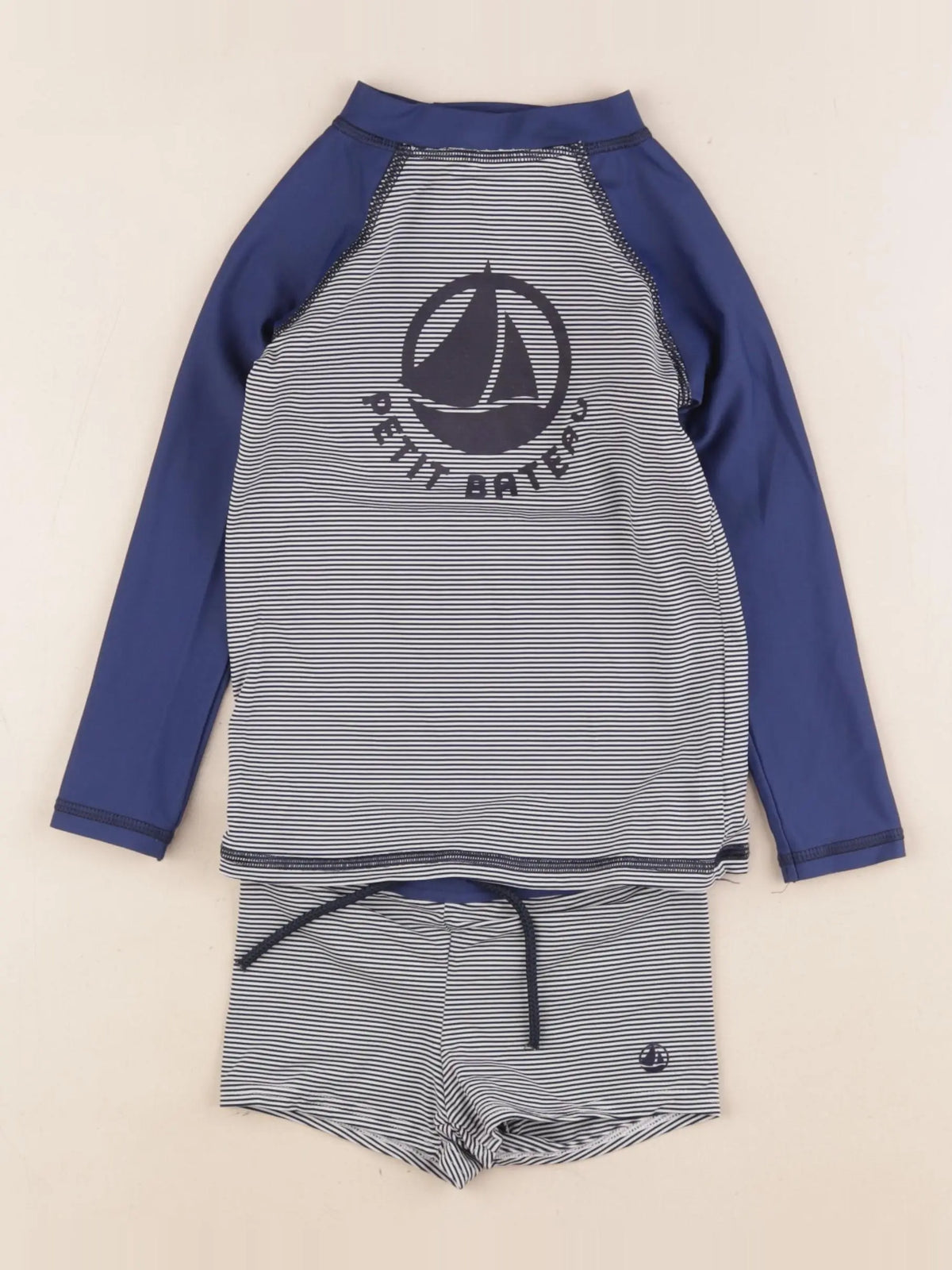Petit Bateau - maillot de bain bleu - 4 ans