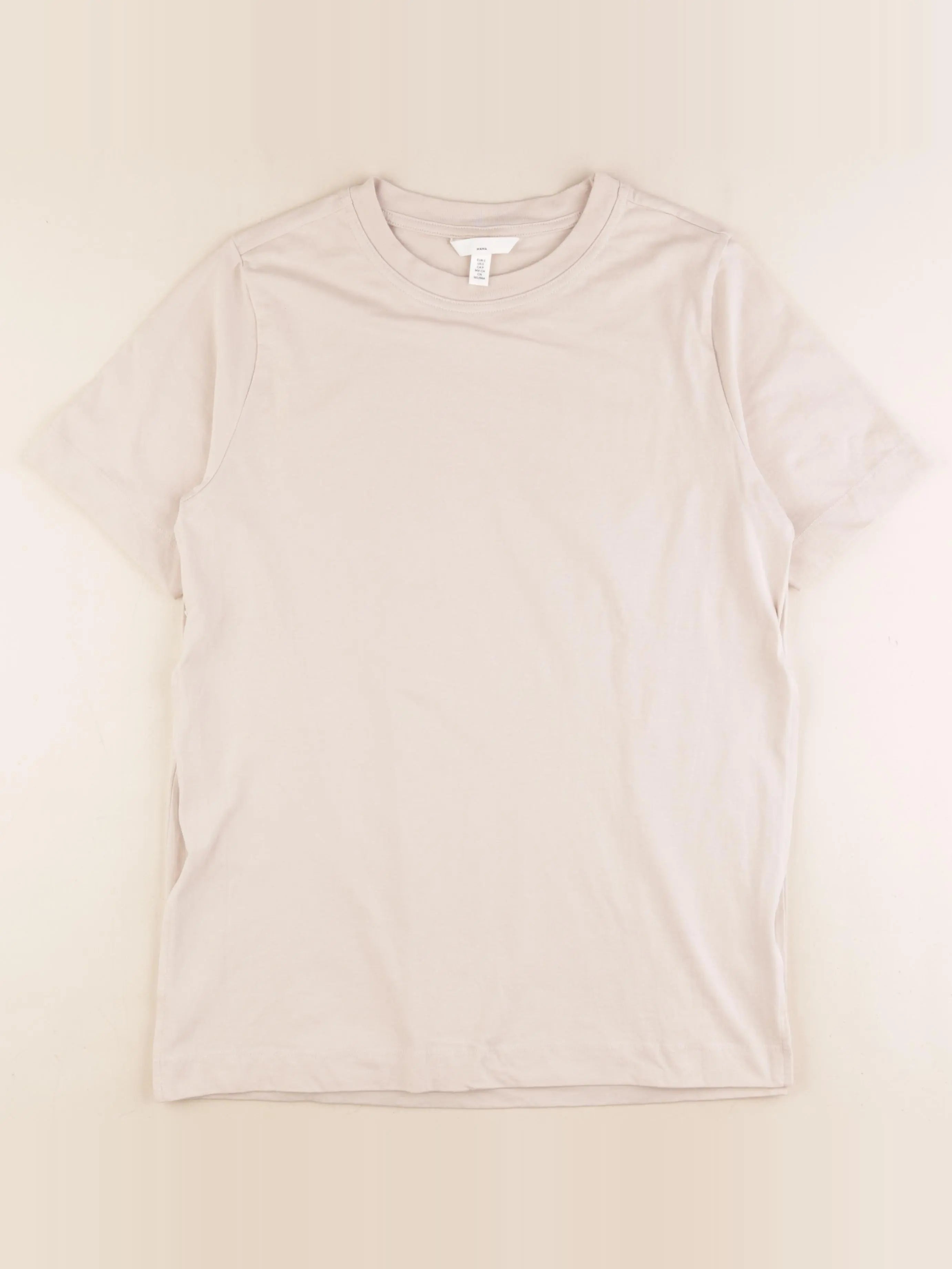 H&M - tee-shirt grossesse, grossesse beige - s