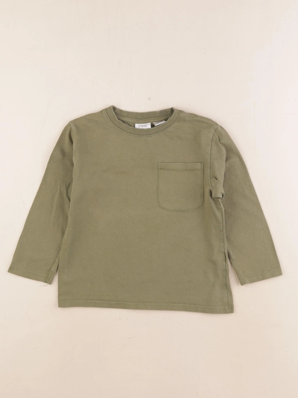 Zara - tee-shirt vert - 2/3 ans