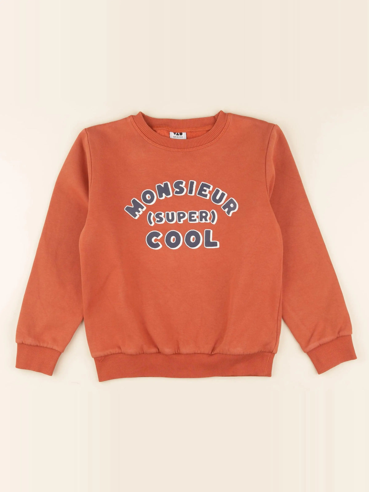 Tape à l'oeil - sweat orange - 8 ans