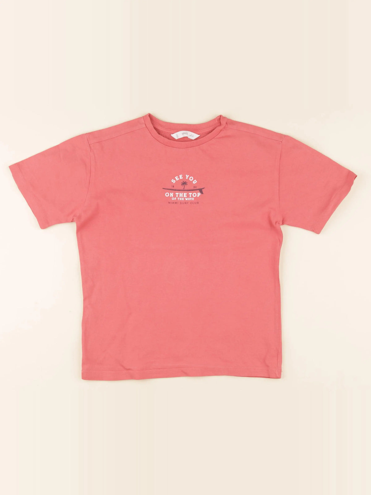 Mango - tee-shirt imprimé au dos rouge - 7/8 ans