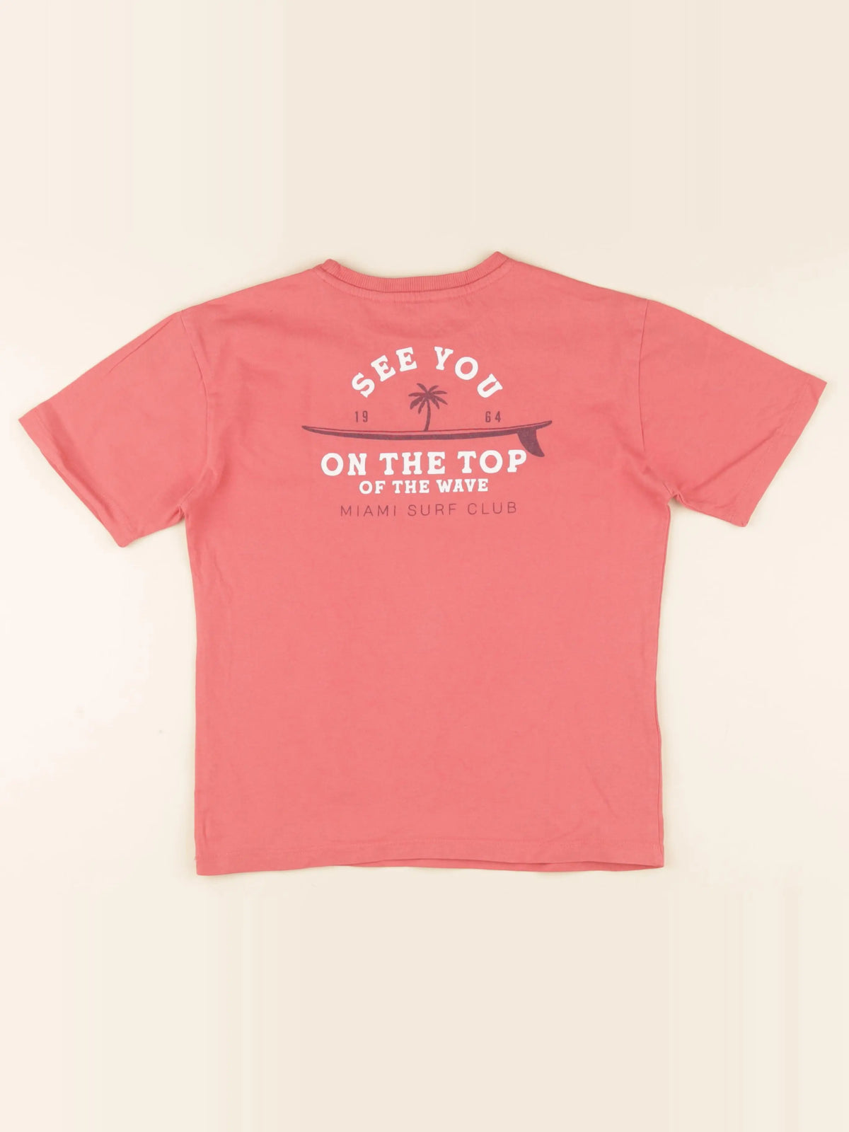 Mango - tee-shirt imprimé au dos rouge - 7/8 ans
