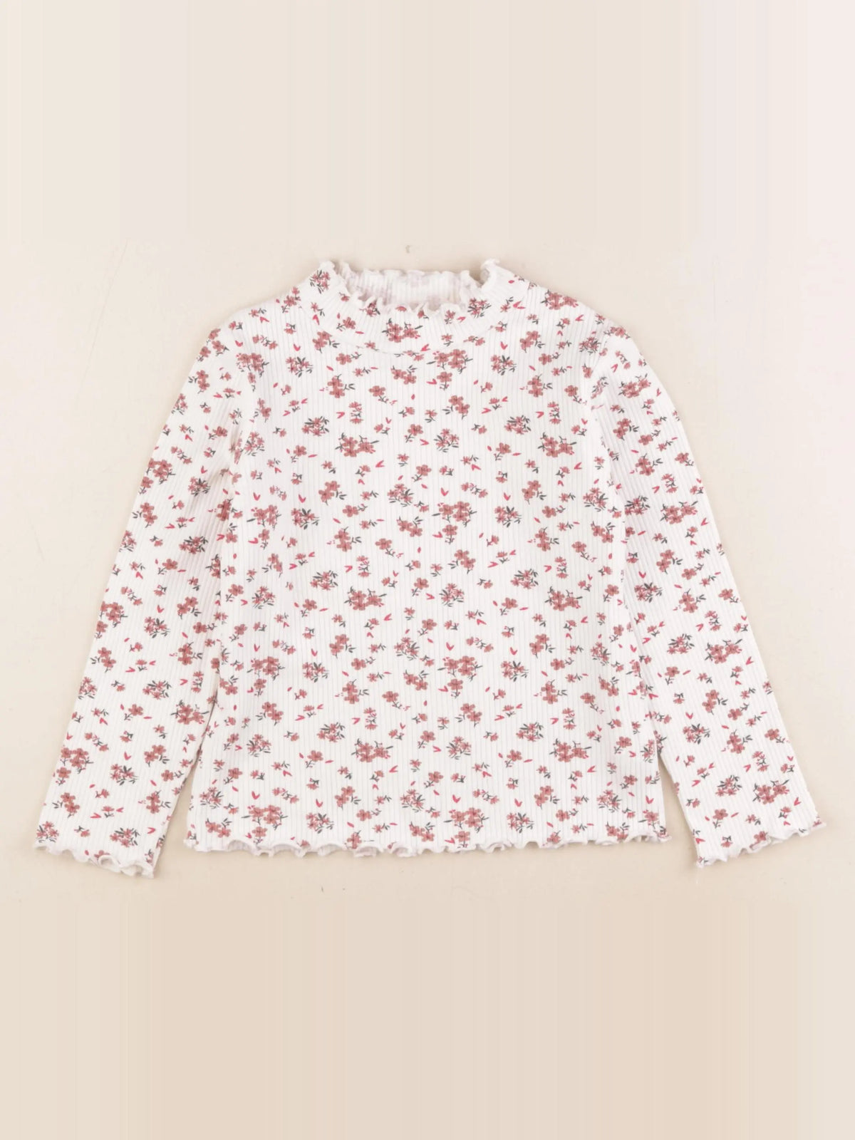Tape à l'oeil - sous-pull beige - 5 ans