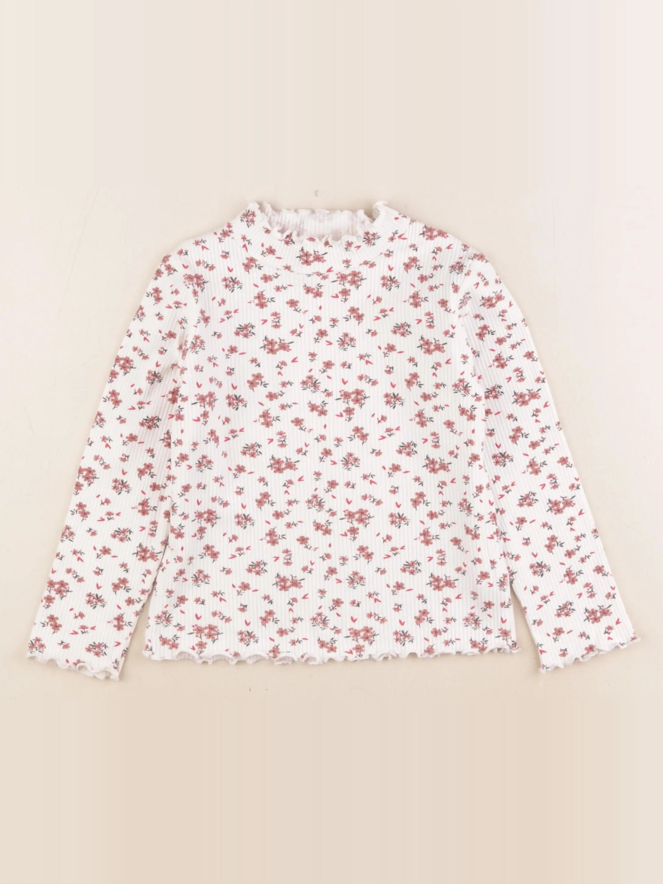 Tape à l'oeil - sous-pull beige - 5 ans