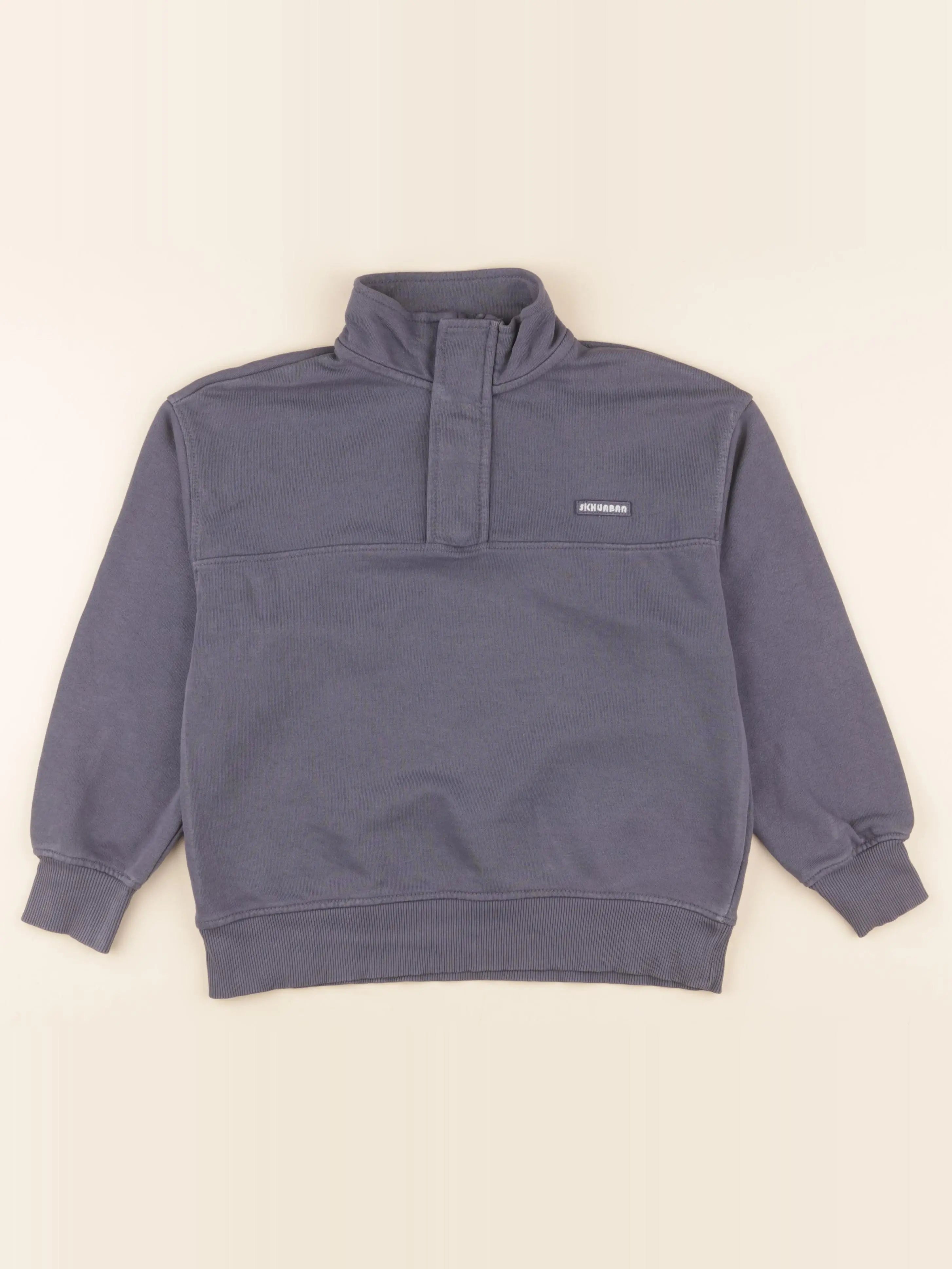 Zara - sweat bleu - 6/7 ans