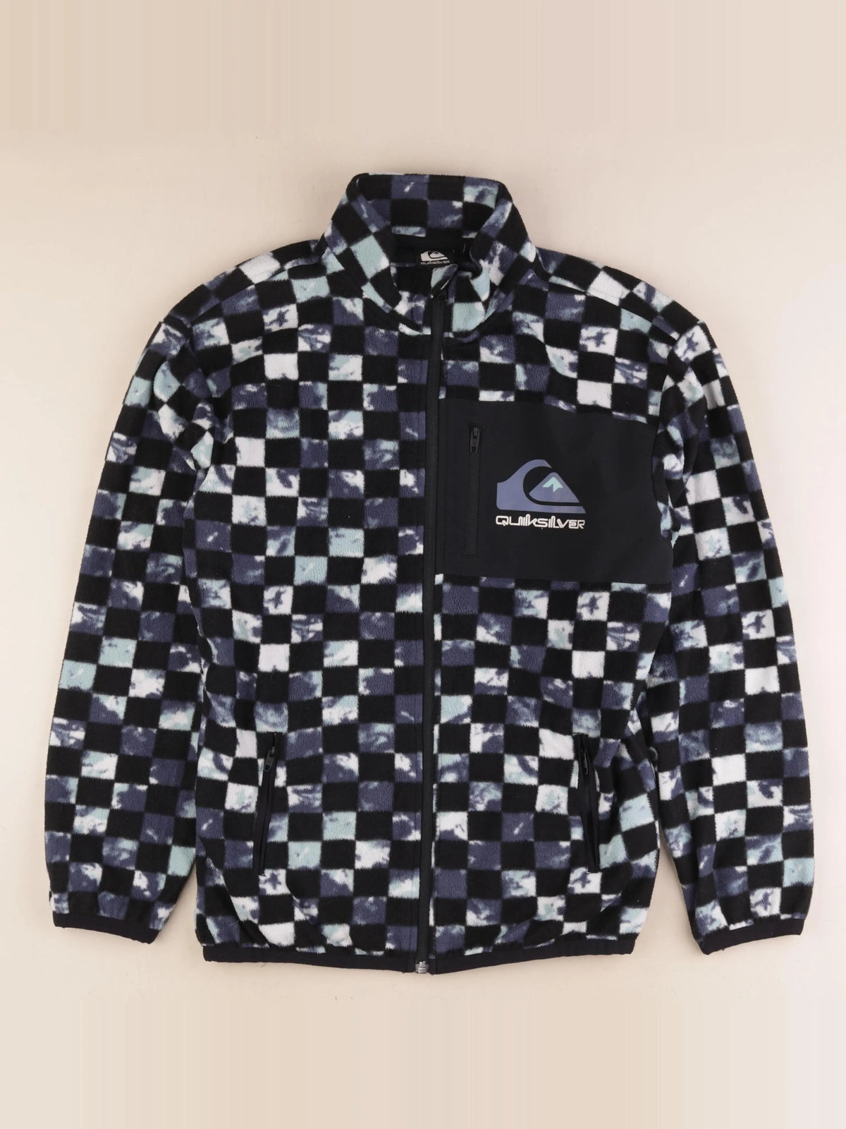 Quiksilver - polaire noir, bleu - 14 ans