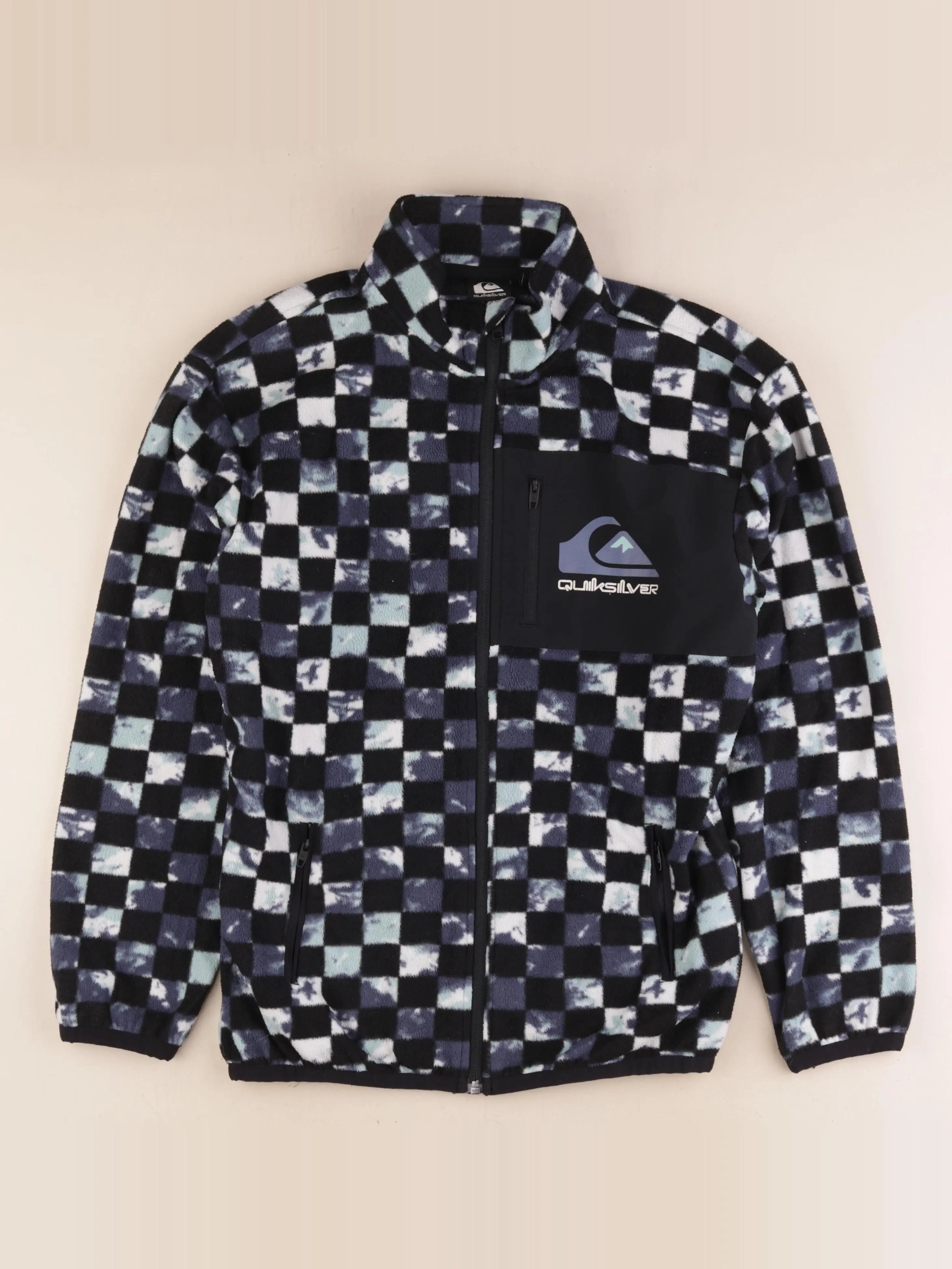 Quiksilver - polaire noir, bleu - 14 ans