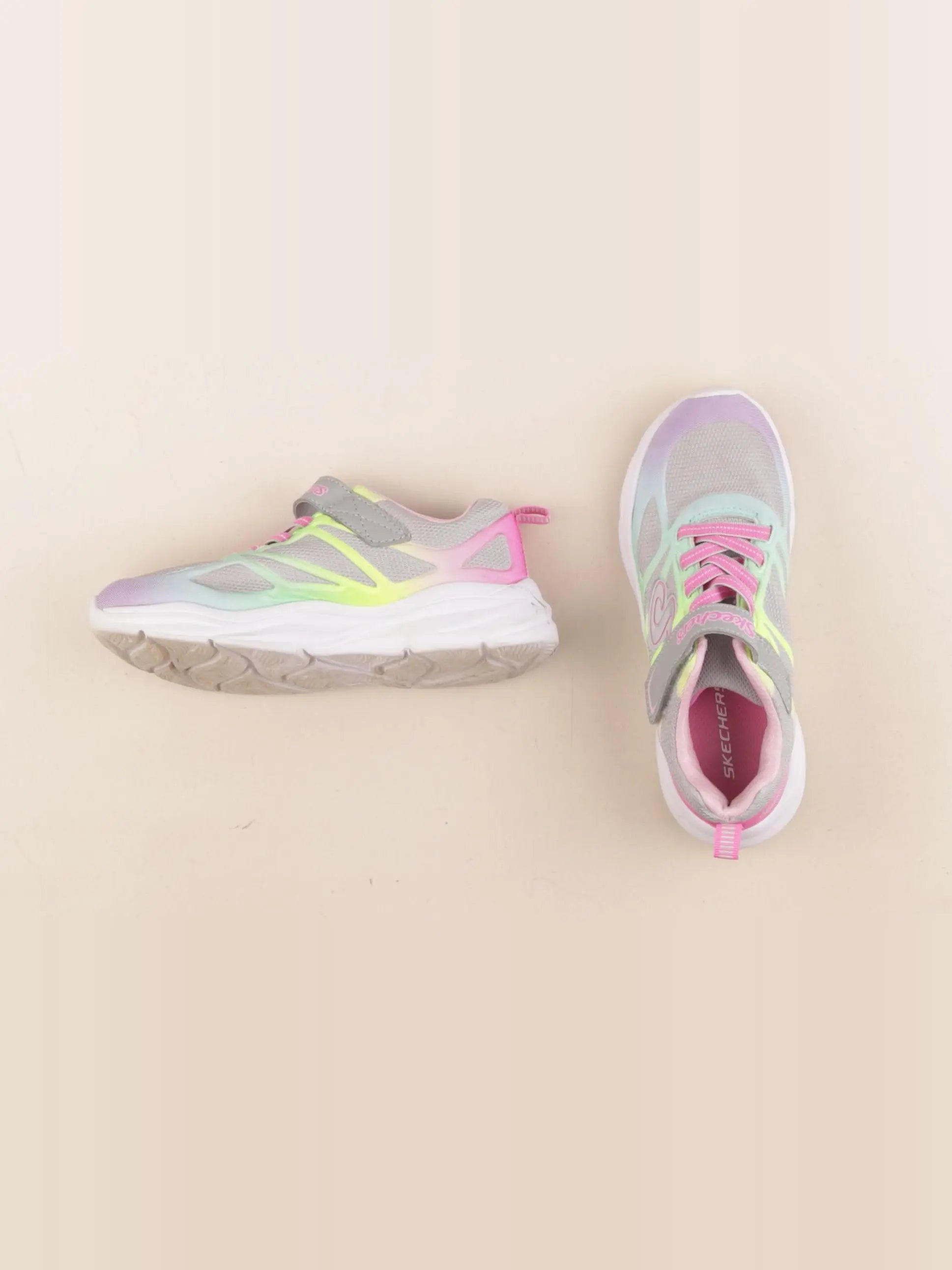 Skechers - tennis élastiqué multicolore - pointure 33