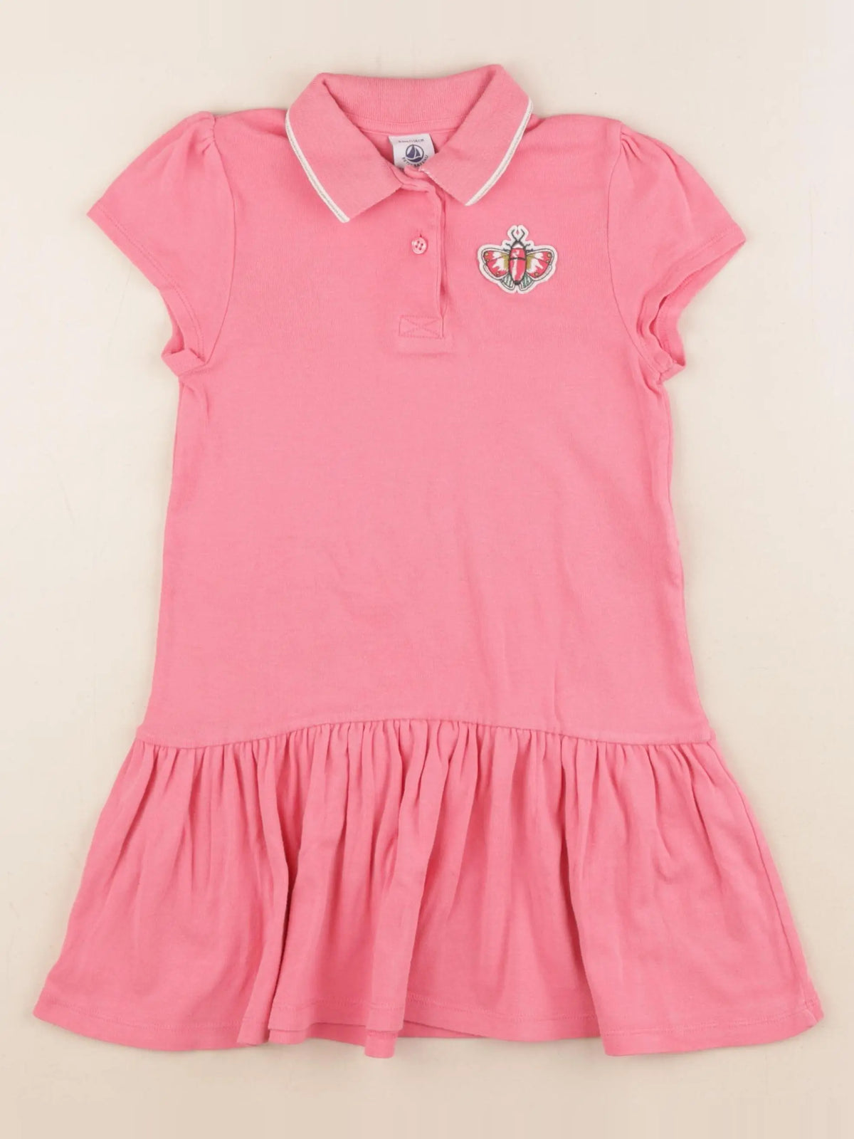 Petit Bateau - robe rose - 6 ans
