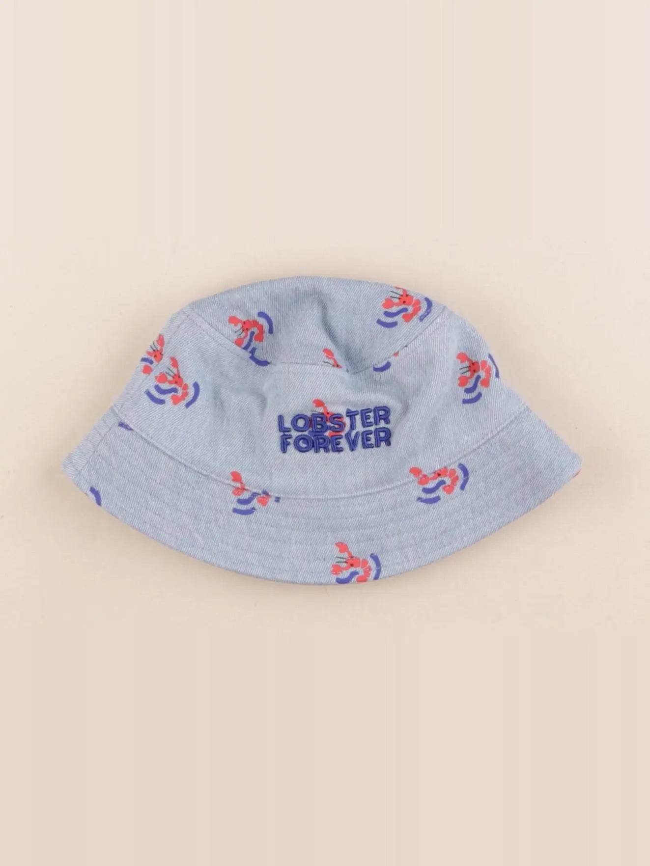 Chamaye - chapeau bleu - 6/12 mois
