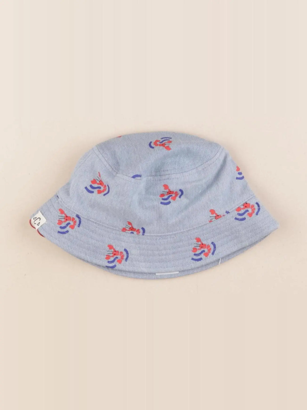 Chamaye - chapeau bleu - 6/12 mois
