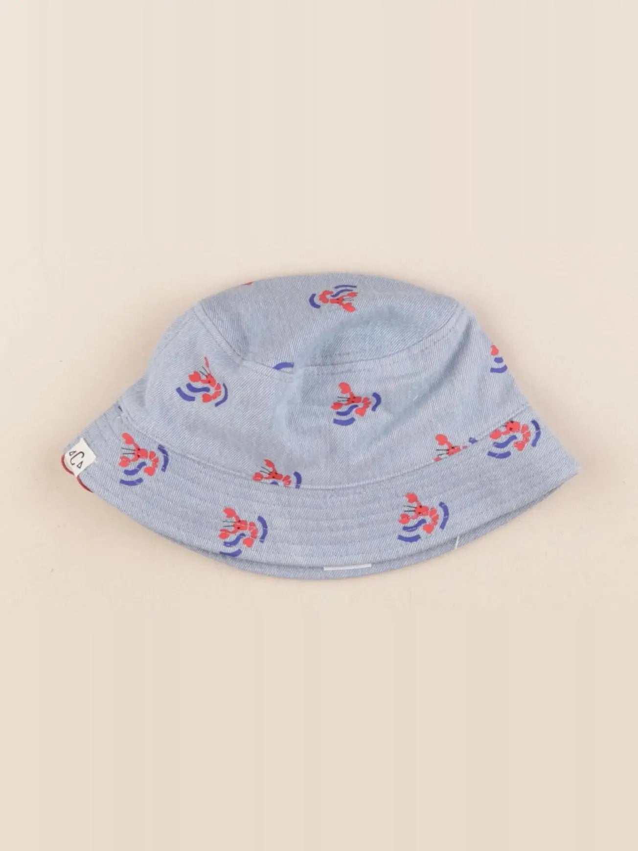 Chamaye - chapeau bleu - 6/12 mois