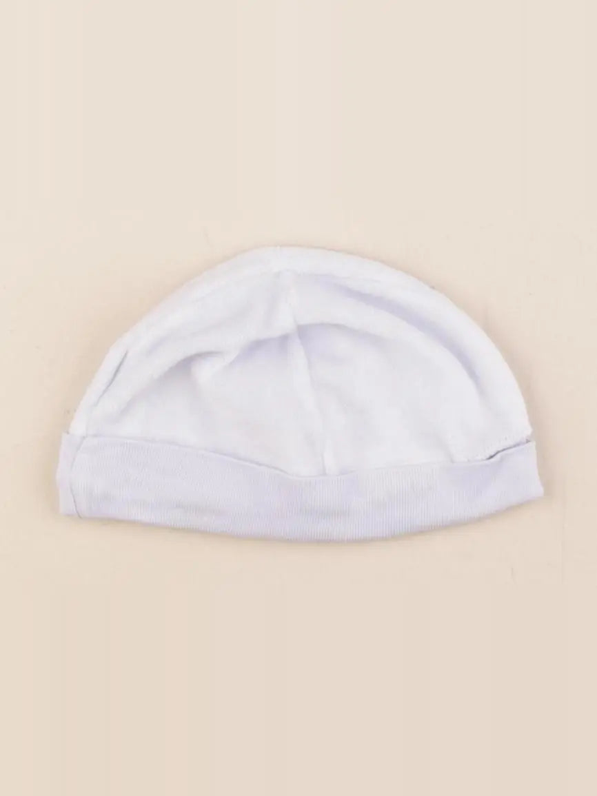 Petit Bateau - bonnet de naissance bleu - 0 mois