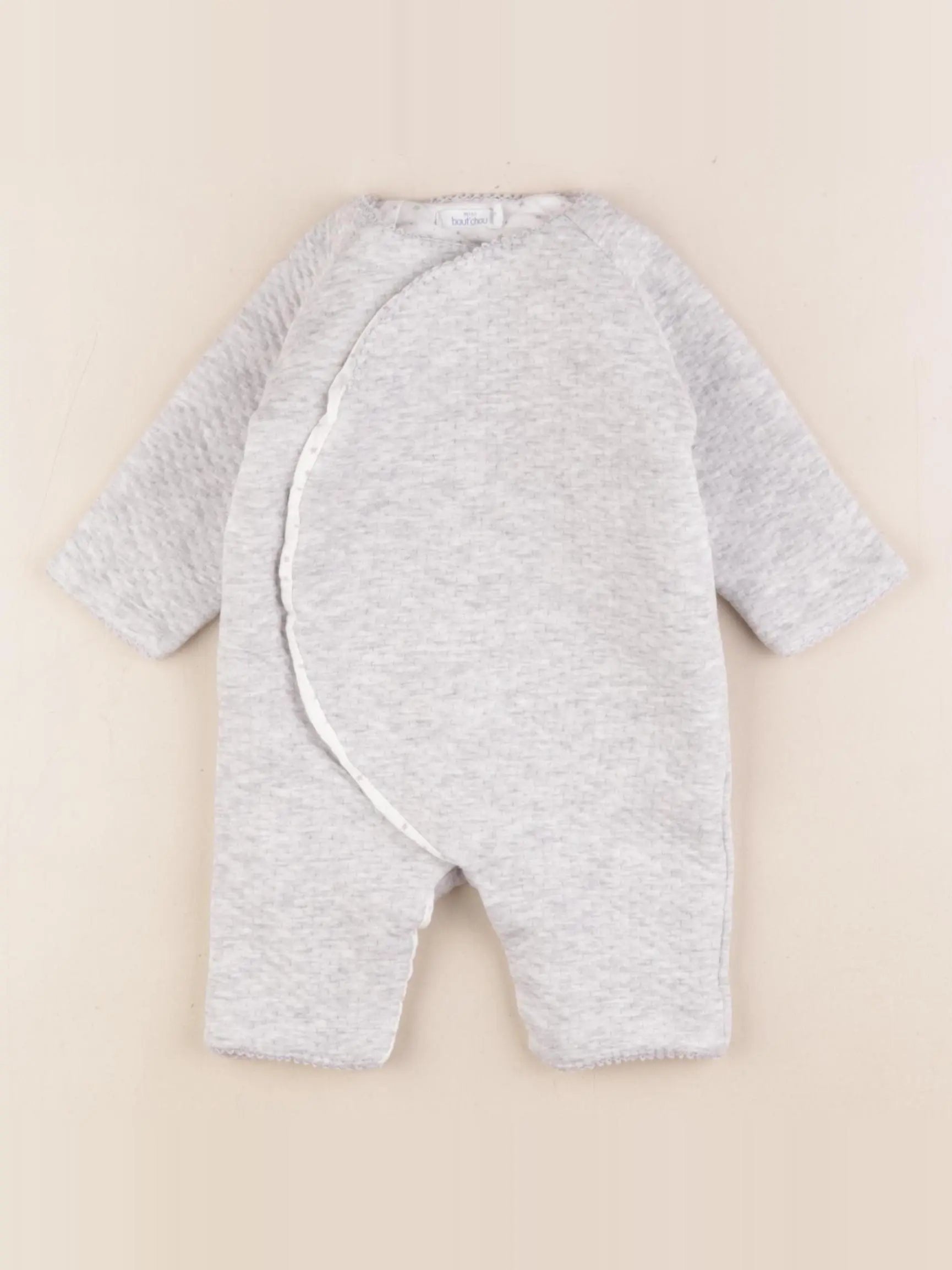 Boutchou - pyjama coton gris - 1 mois