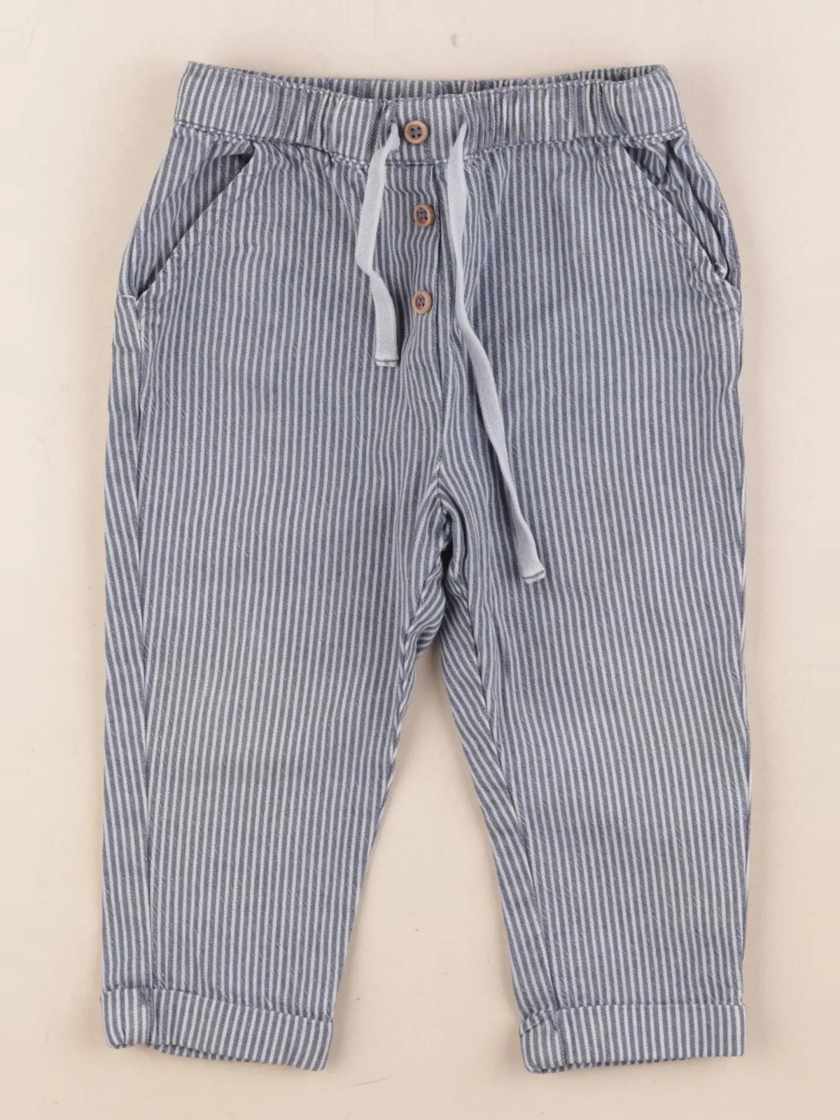 Boutchou - pantalon bleu - 18 mois
