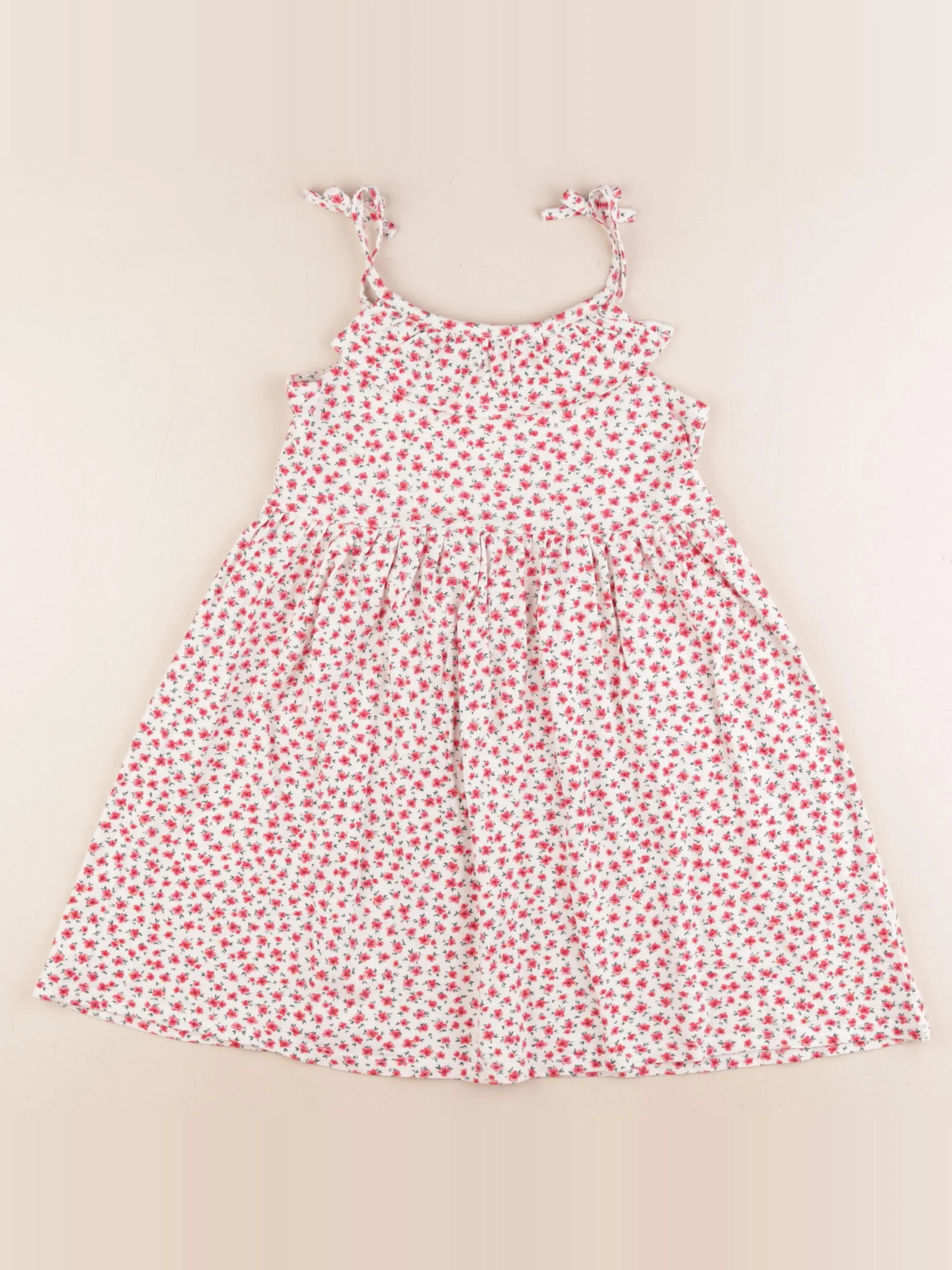 Vertbaudet - robe multicolore - 8 ans