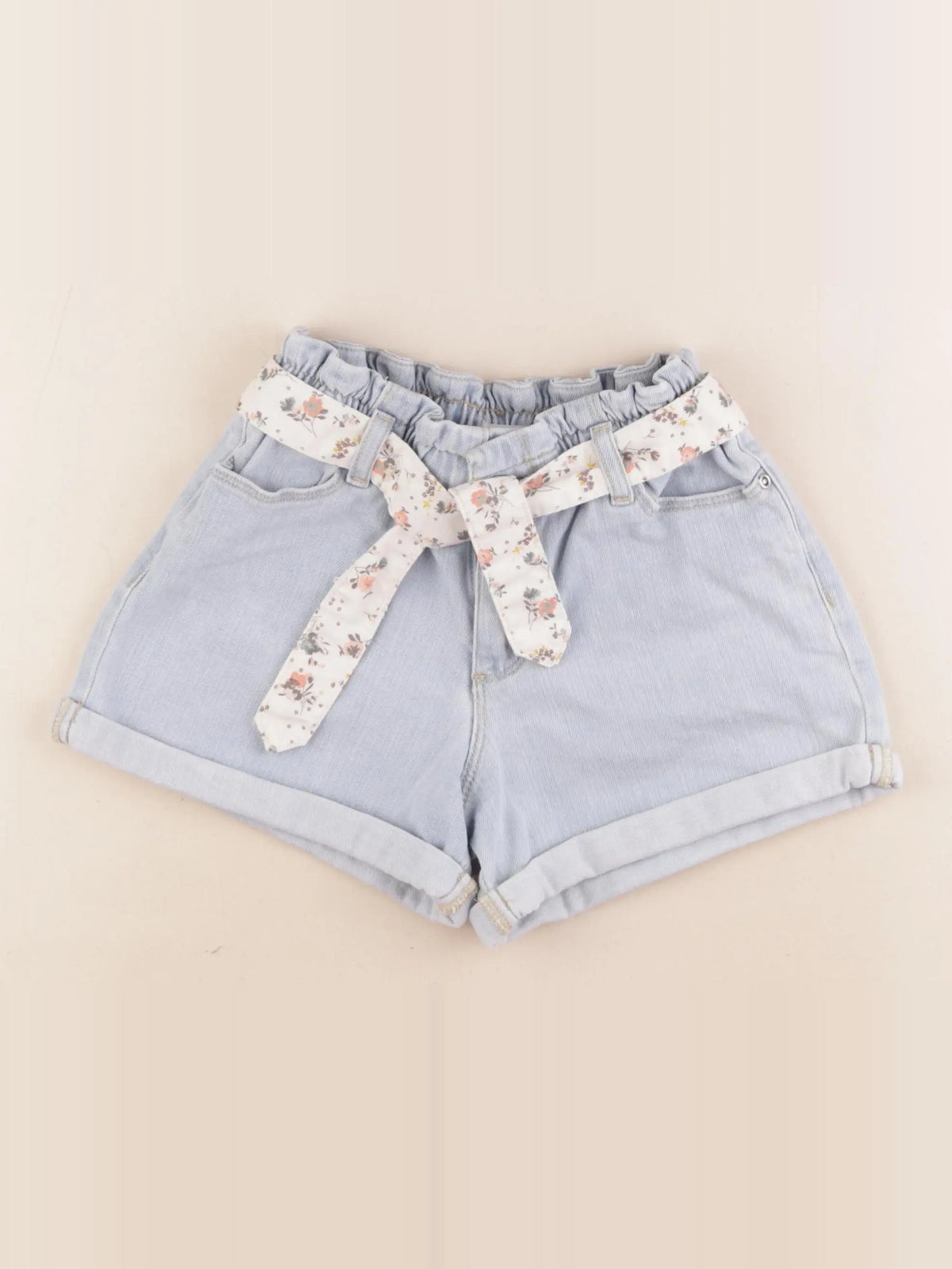 Vertbaudet - short bleu - 8 ans