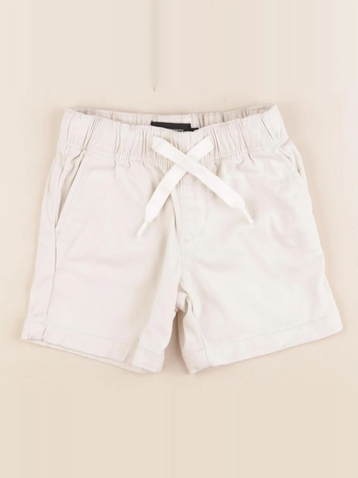 Monoprix - short beige - 3 ans