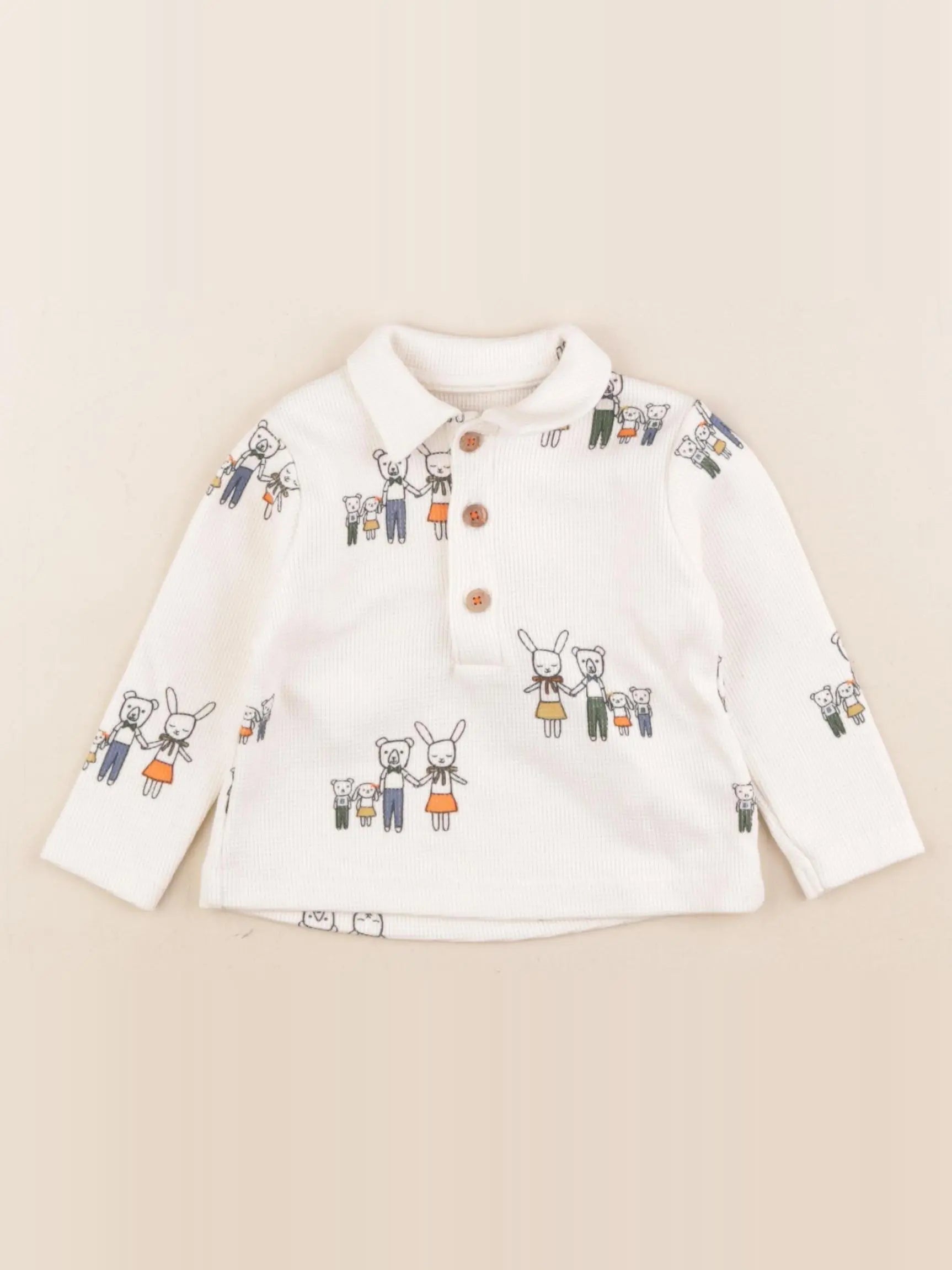 Boutchou - polo beige - 3 mois