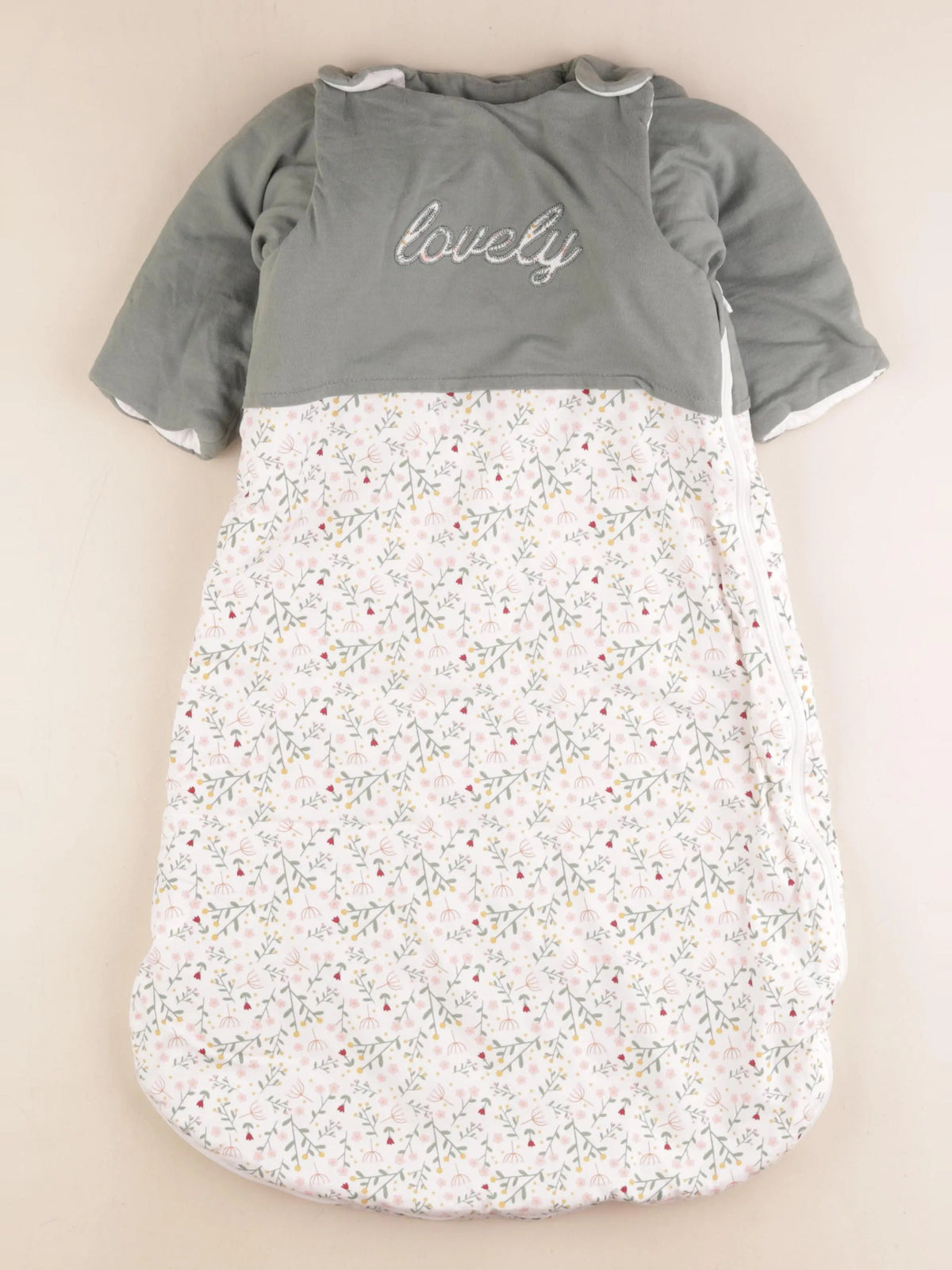 Vertbaudet - gigoteuse TOG 3 vert, blanc - 6/18 mois
