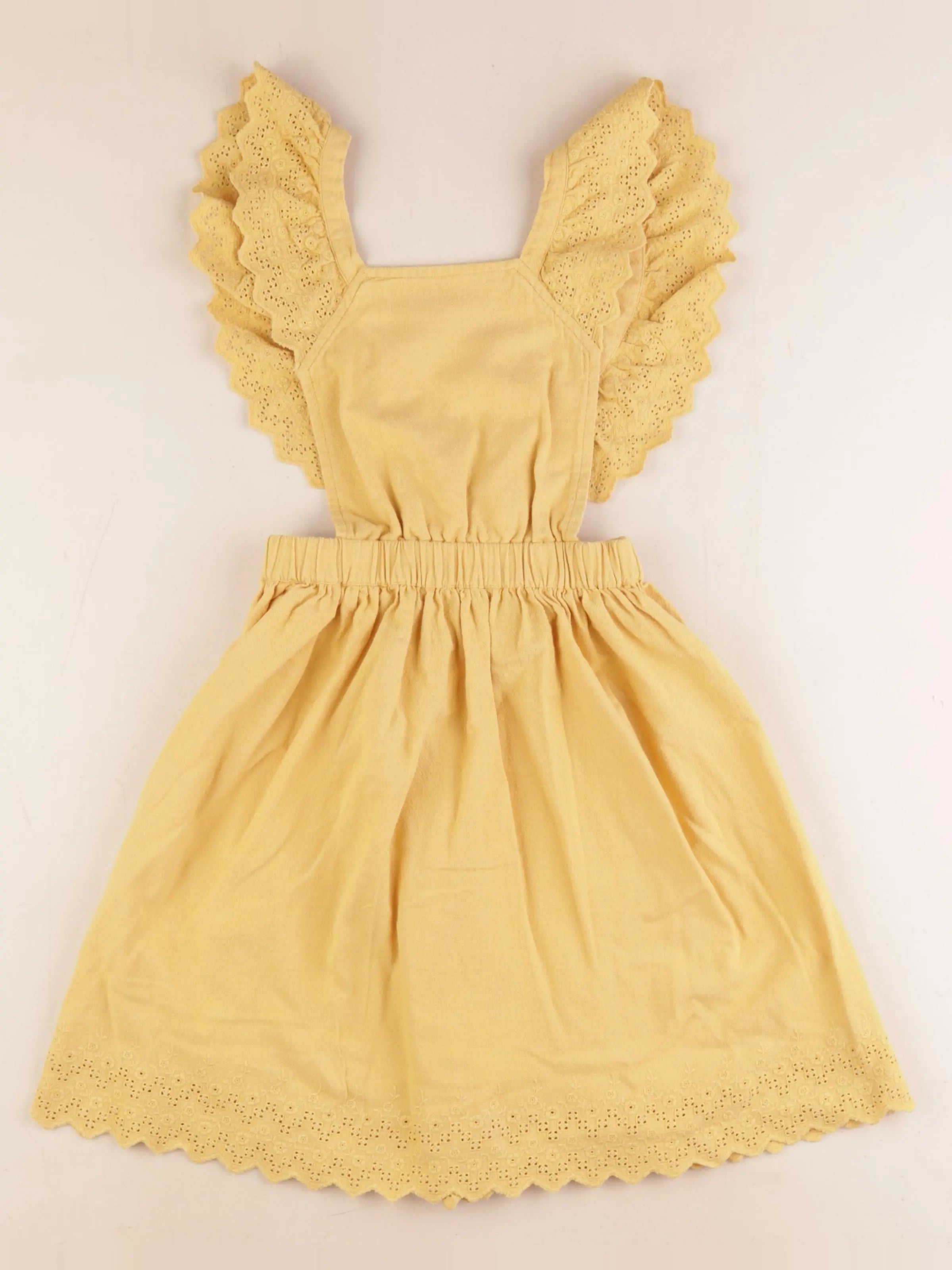 Cyrillus - robe jaune - 8 ans