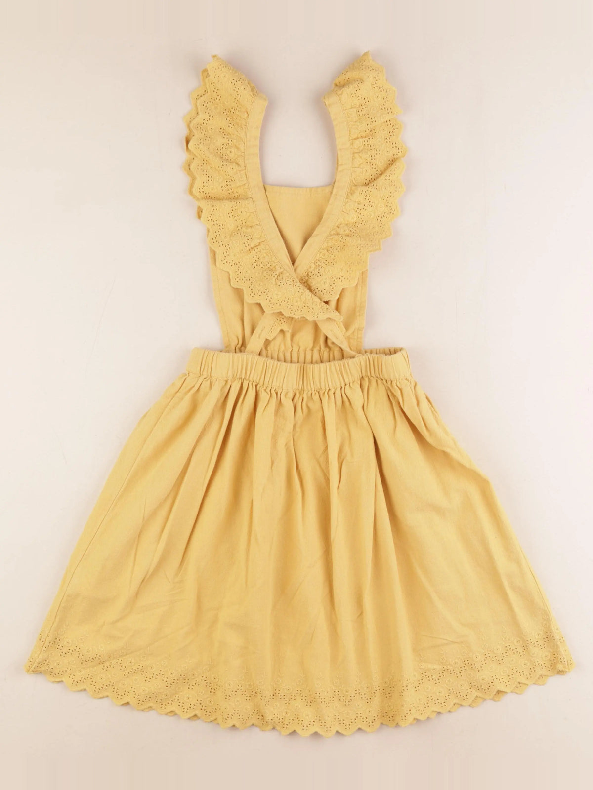 Cyrillus - robe jaune - 8 ans