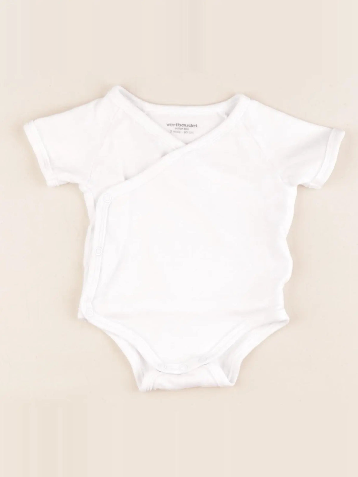Vertbaudet - body blanc - 3 mois