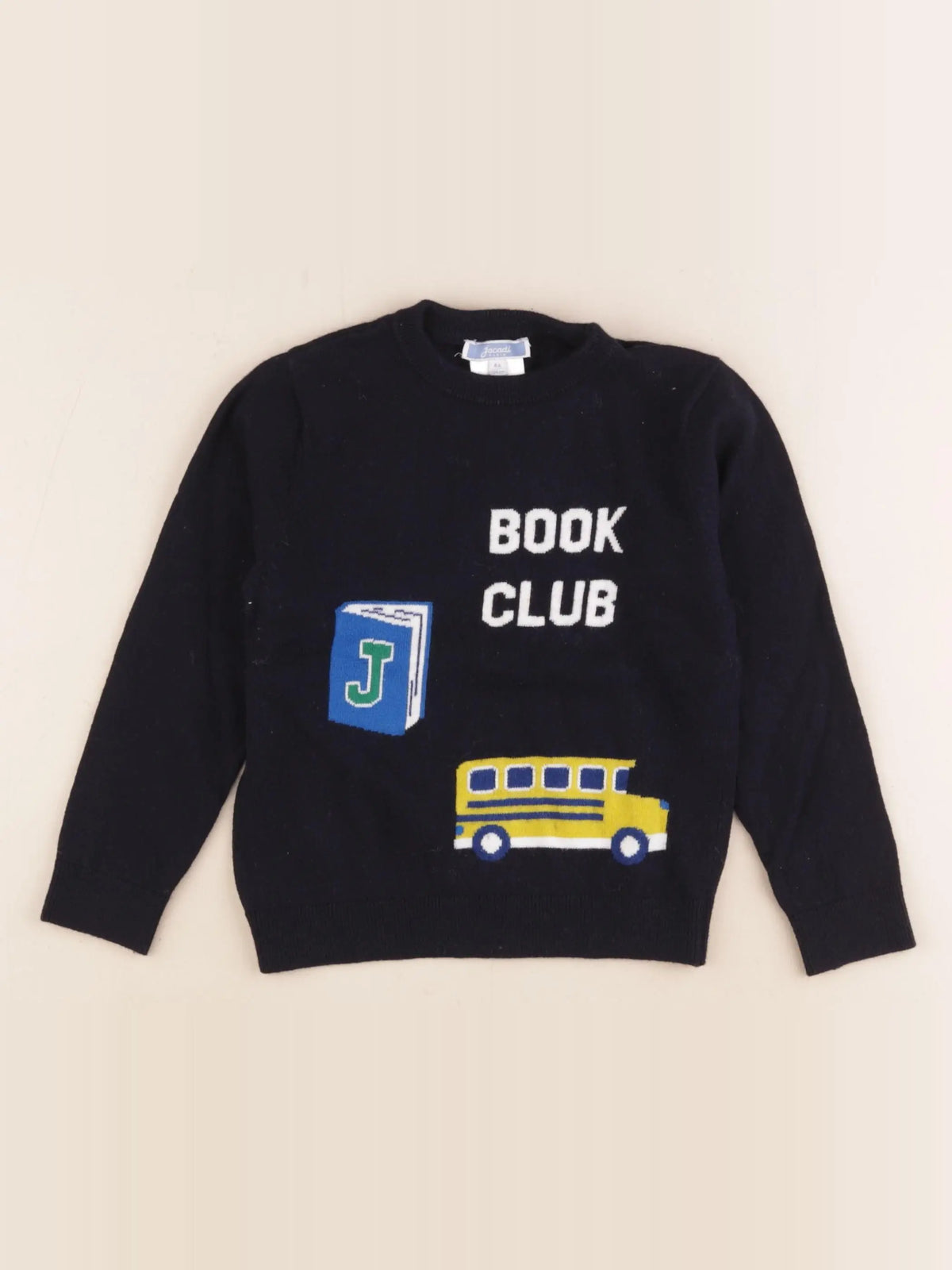 Jacadi - pull bleu - 4 ans