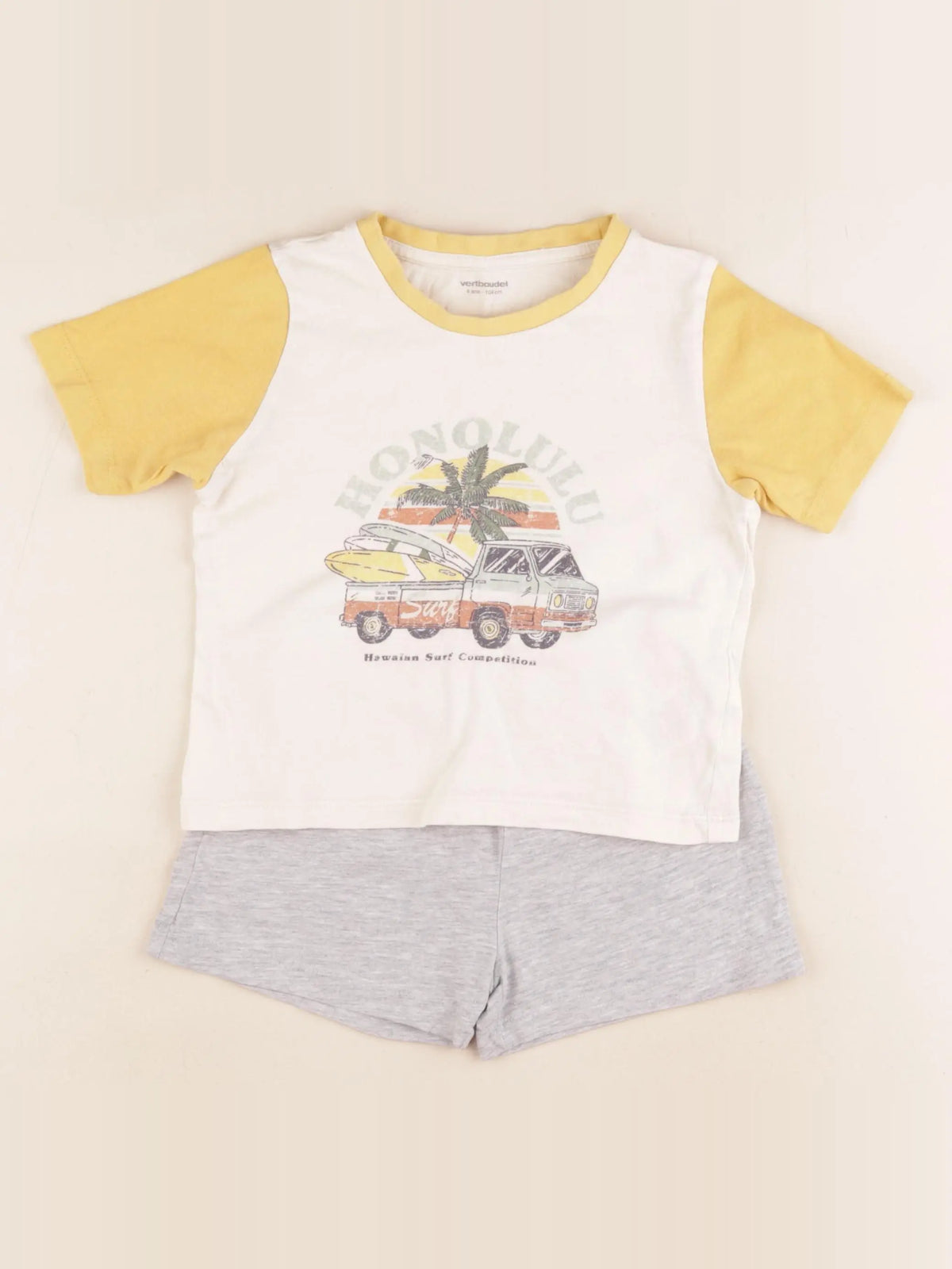 Vertbaudet - pyjama coton multicolore - 4 ans