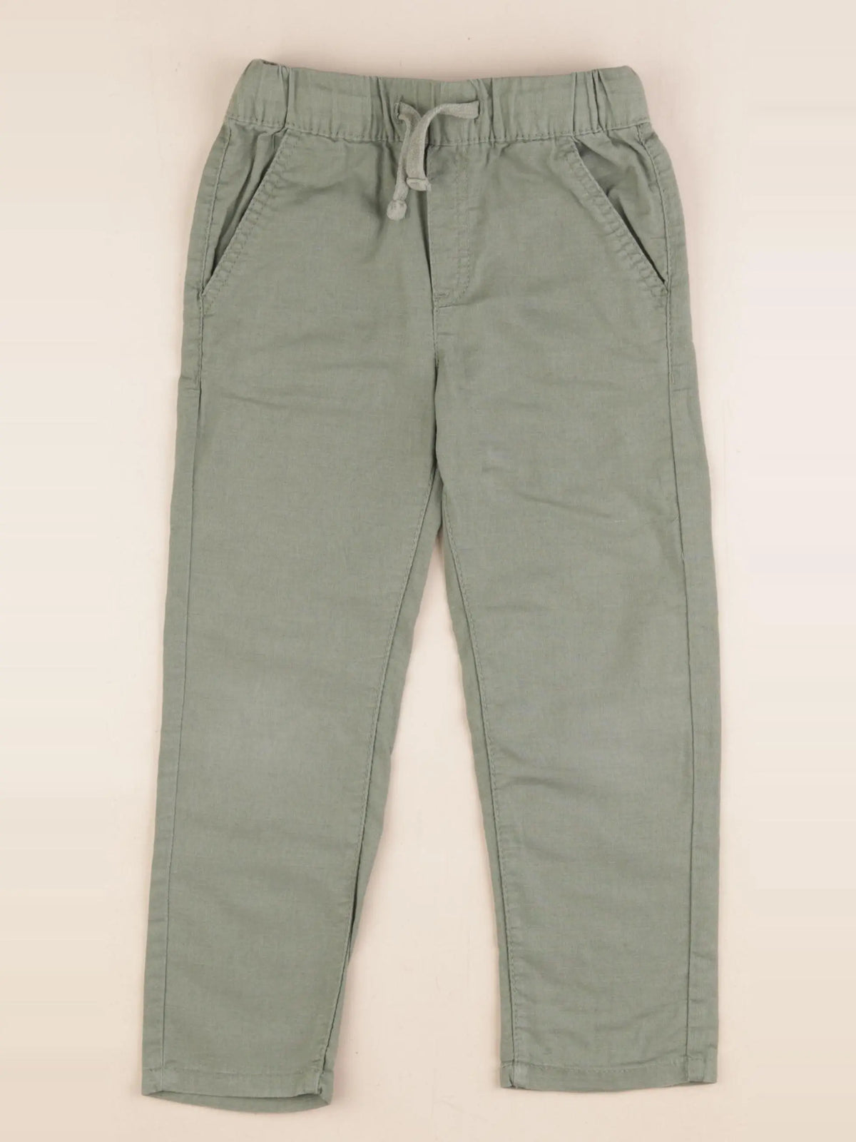 Vertbaudet - pantalon vert - 4 ans