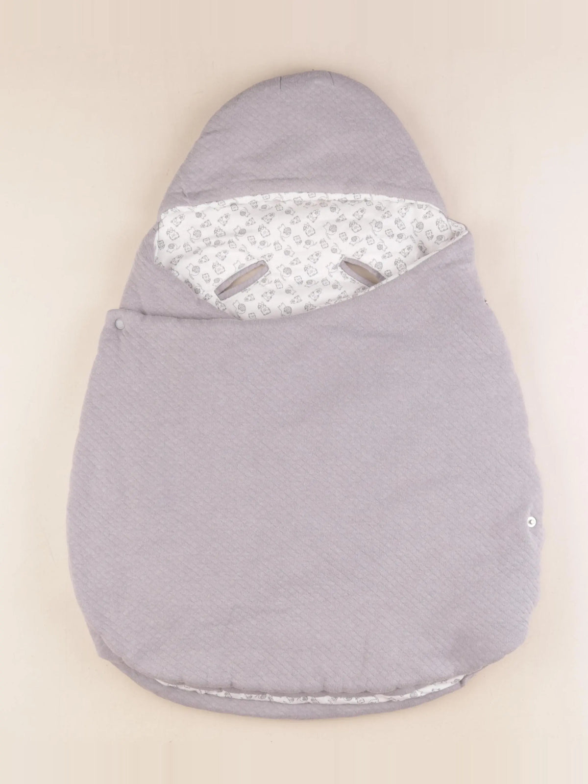 Vertbaudet - nid d'ange gris - 0/6 mois