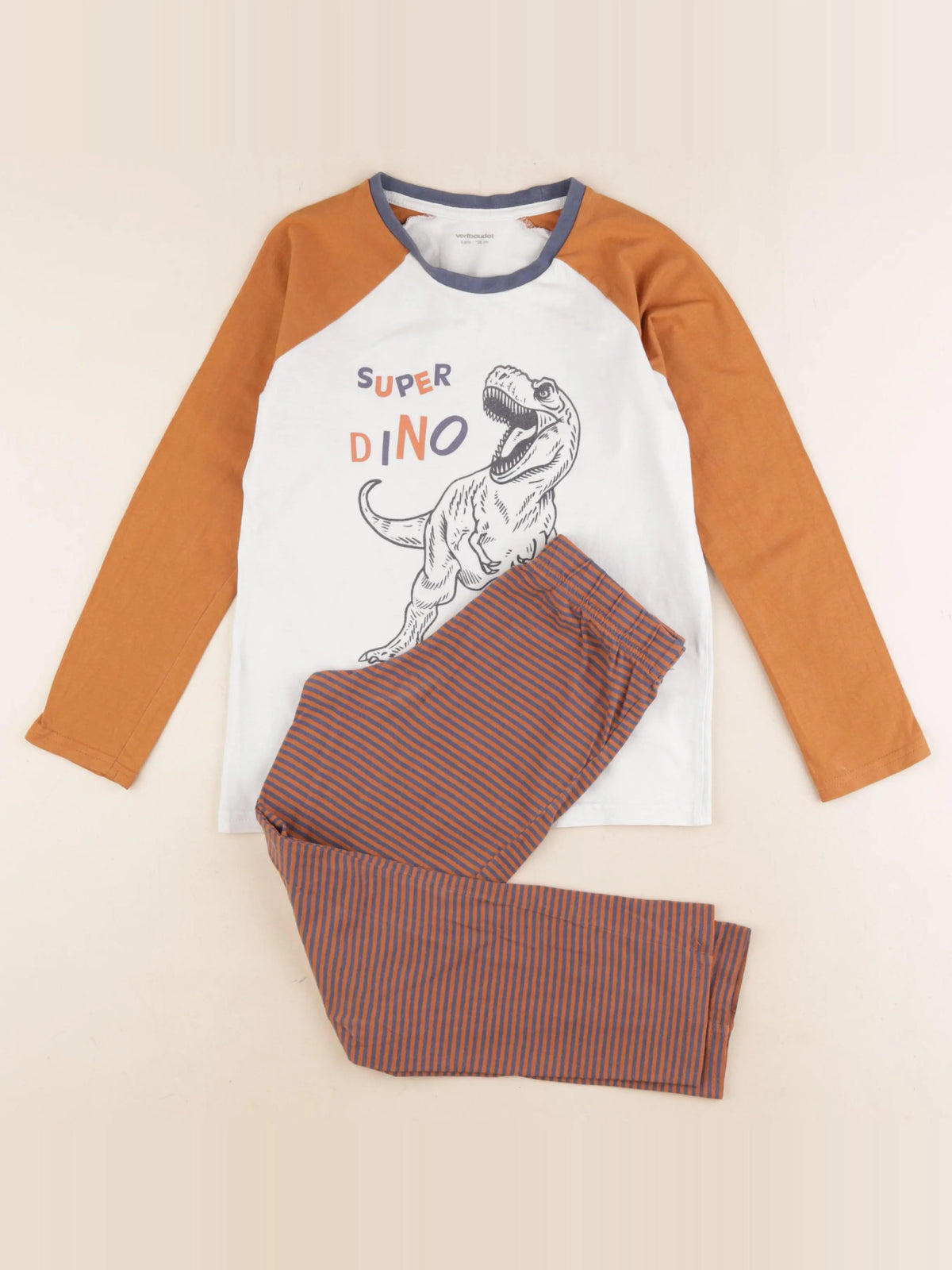 Vertbaudet - pyjama coton multicolore - 8 ans