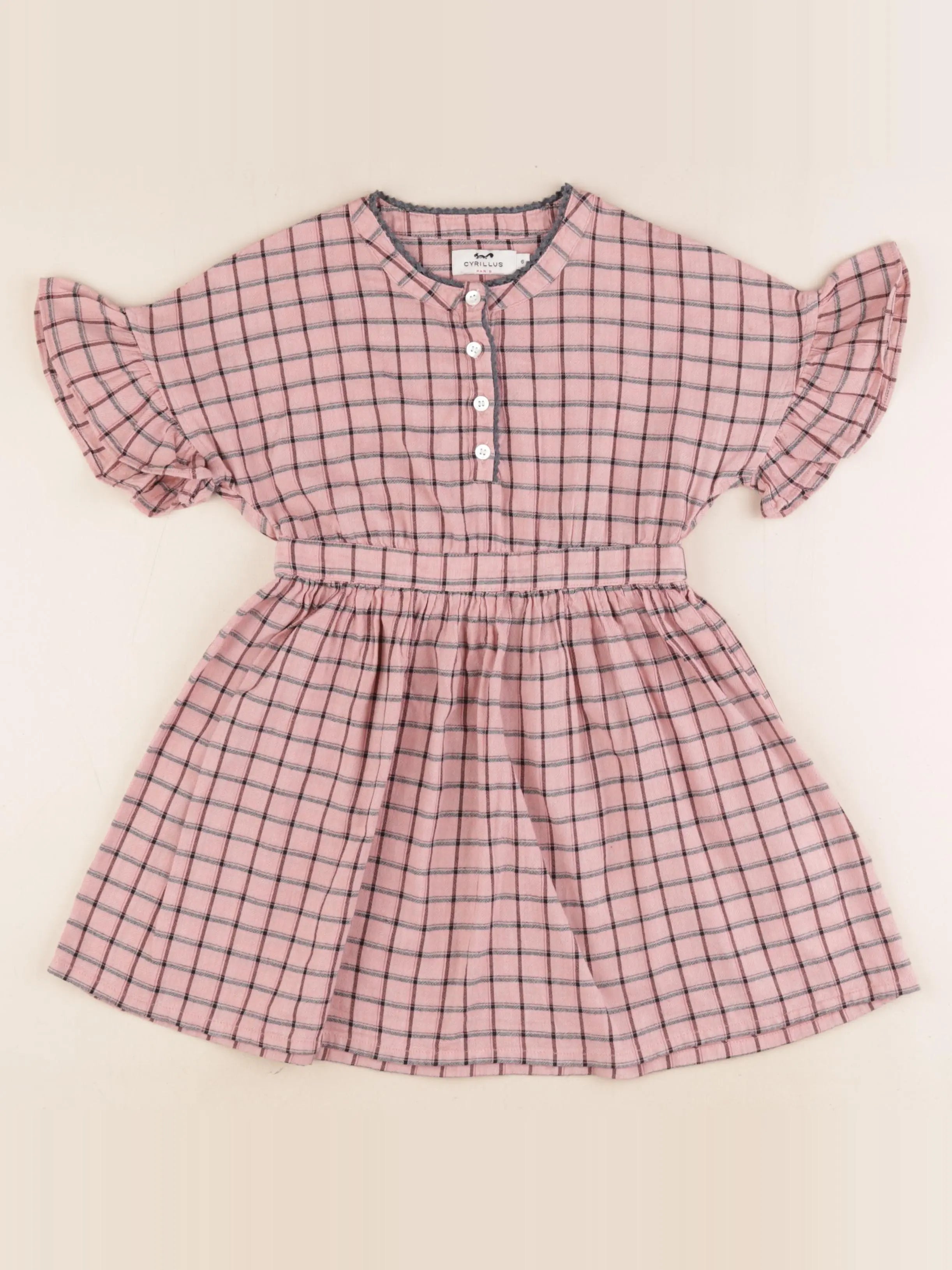 Cyrillus - robe rose - 6 ans