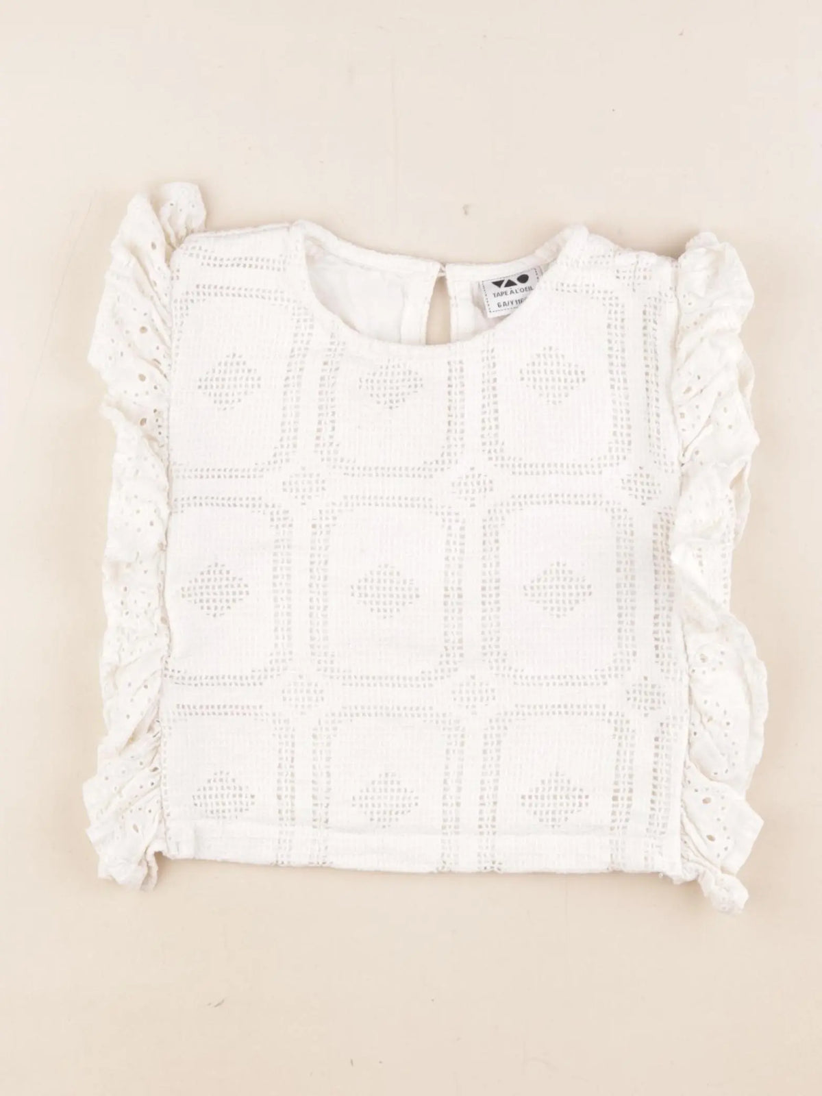 Tape à l'oeil - blouse blanc - 6 ans