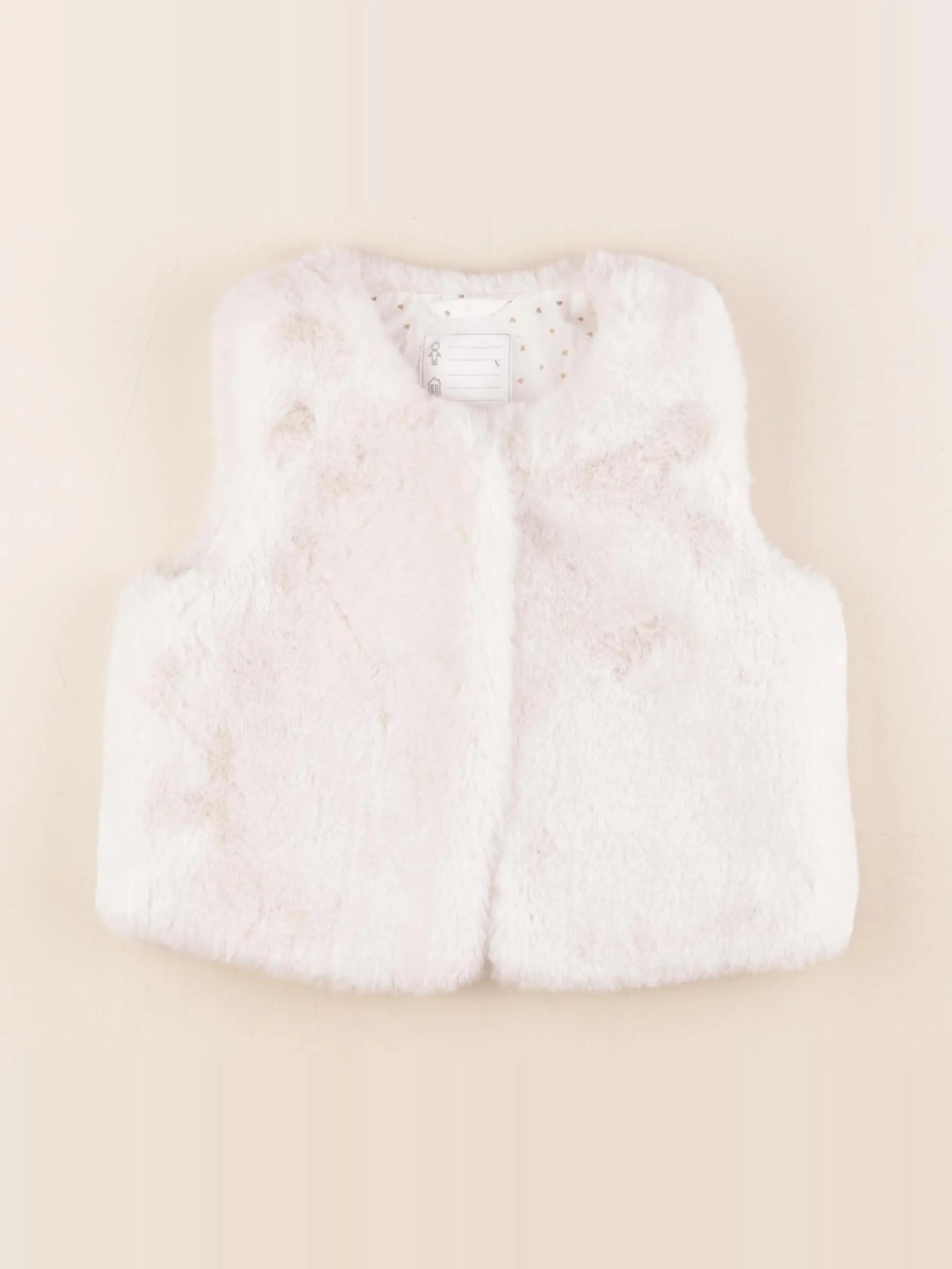 Vertbaudet - gilet blanc - 5 ans