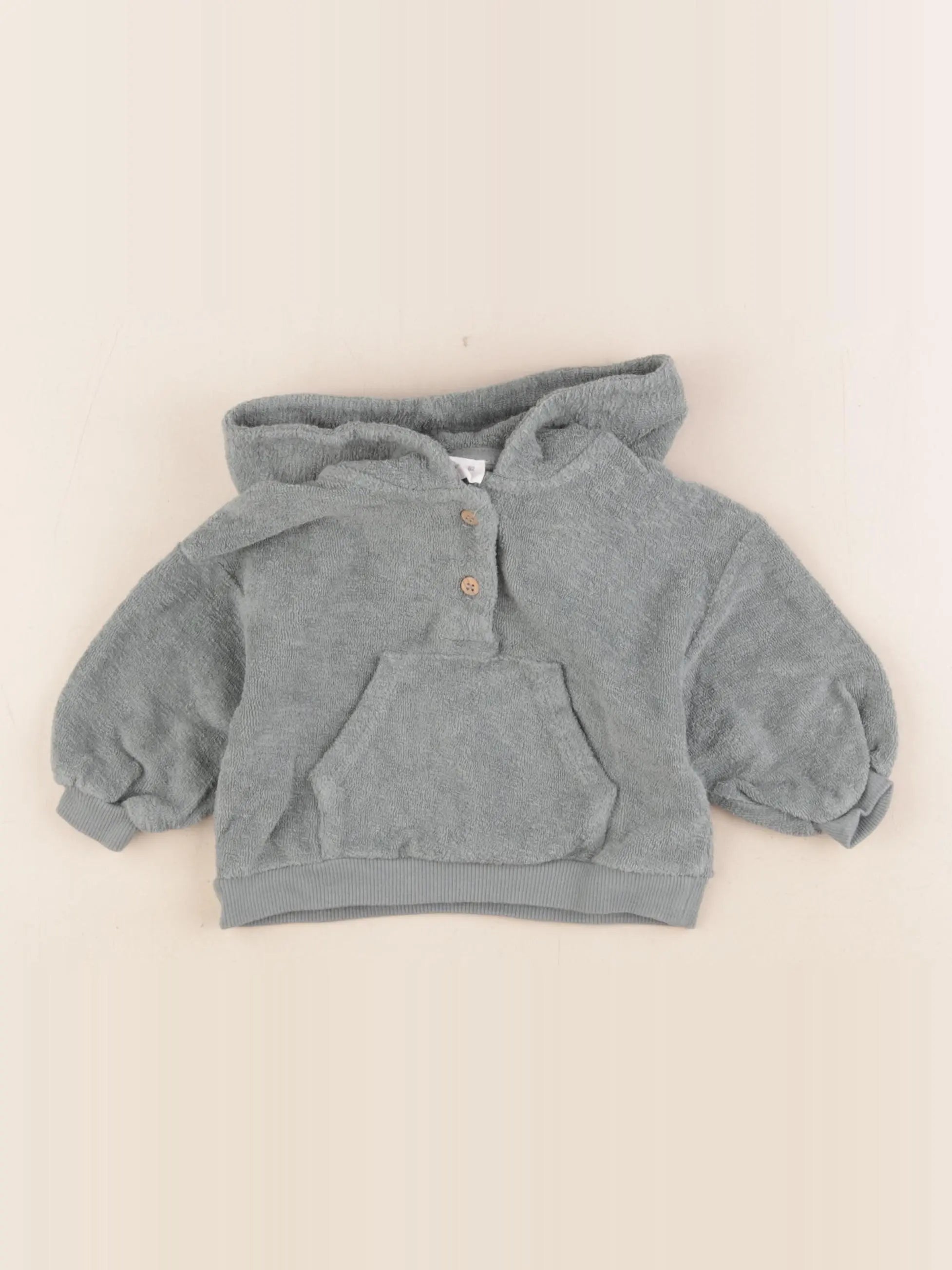 Zara - sweat vert - 1/3 mois