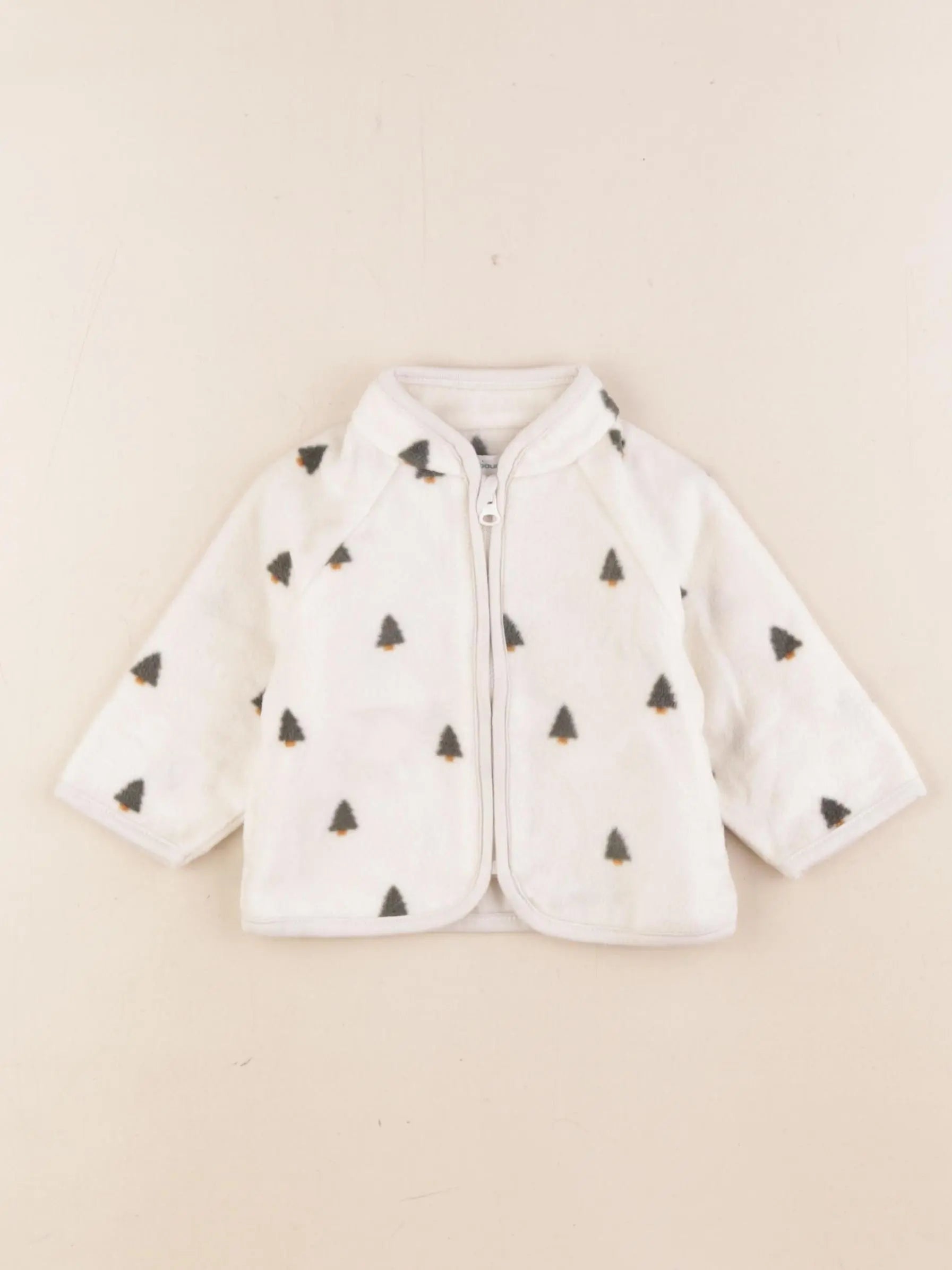 Vertbaudet - polaire beige - 3 mois