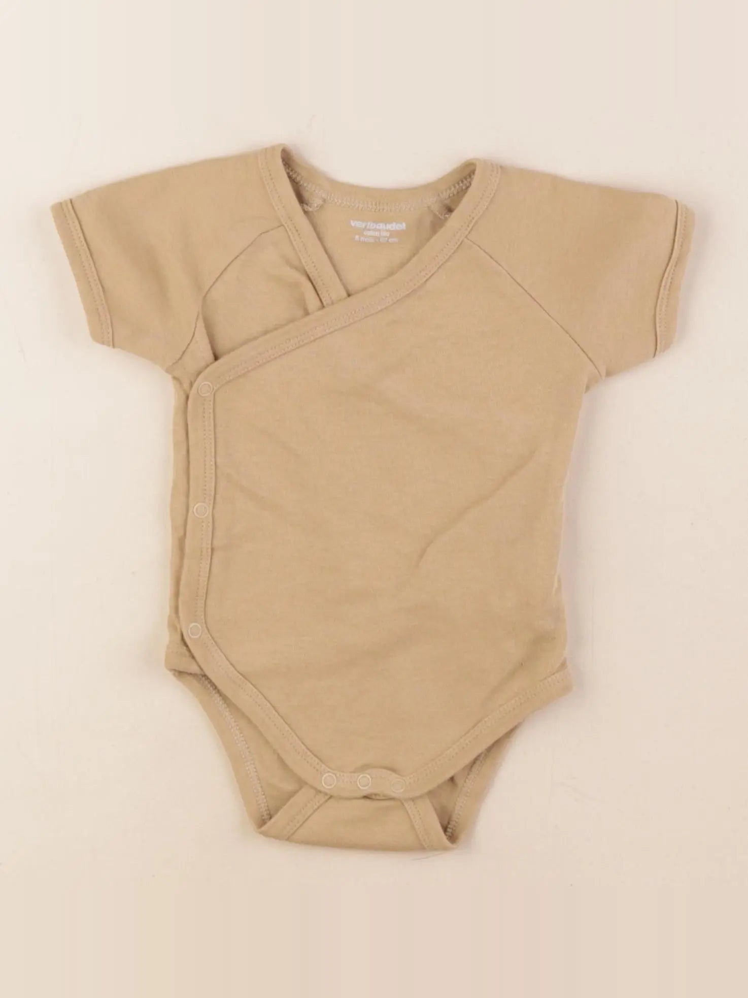 Vertbaudet - body jaune - 6 mois
