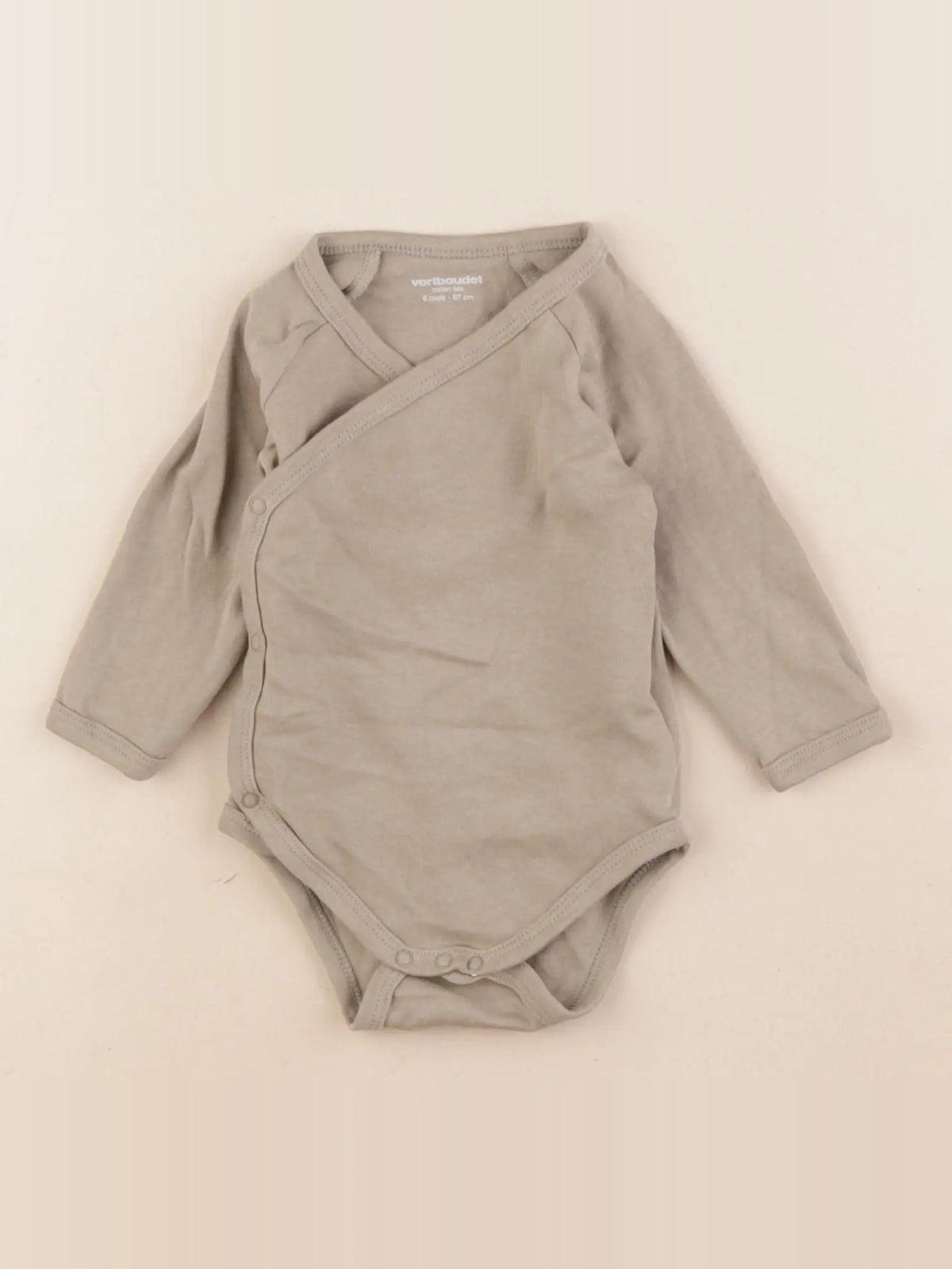 Vertbaudet - body vert - 6 mois