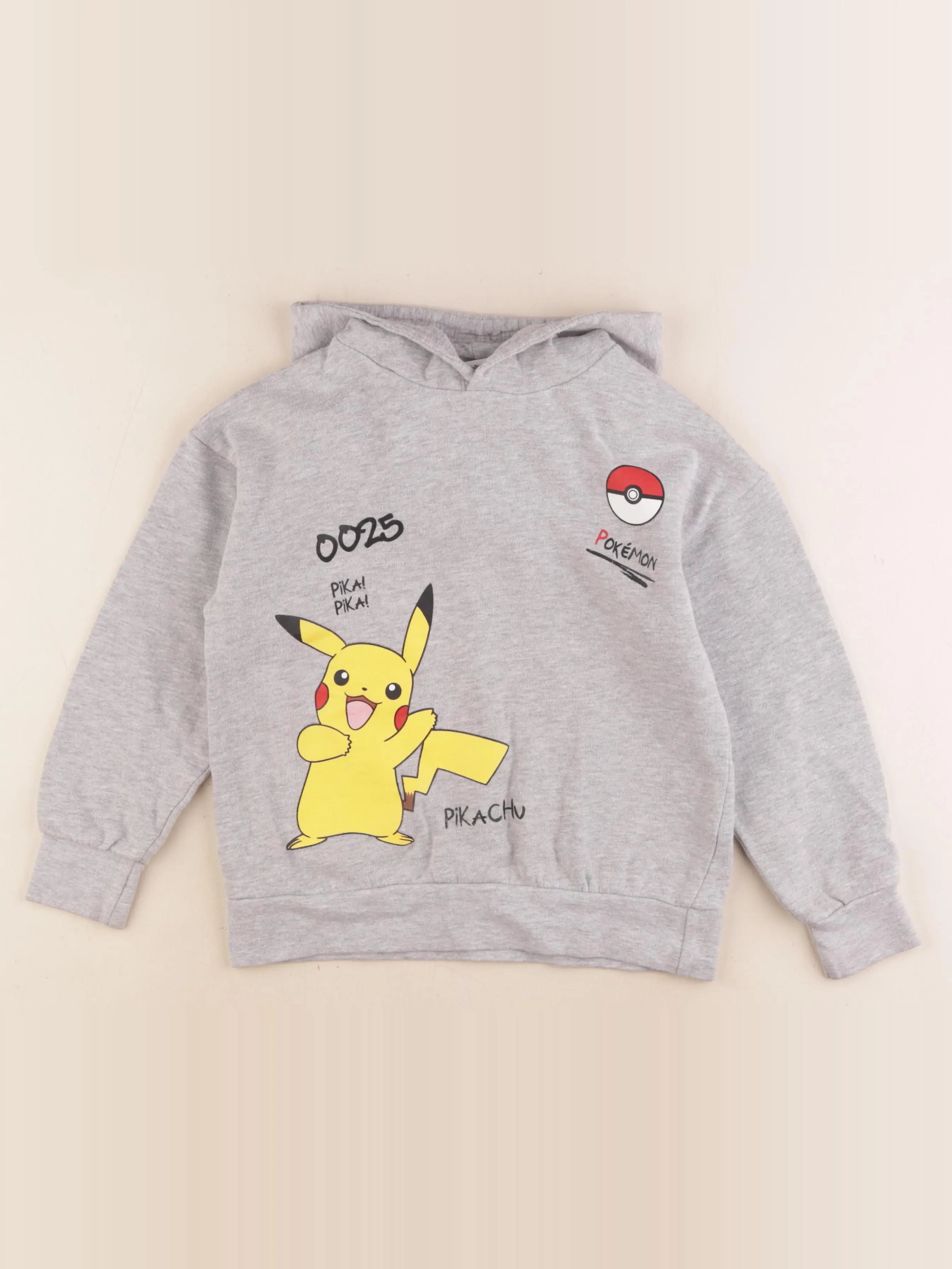 Vertbaudet - sweat gris - 8 ans
