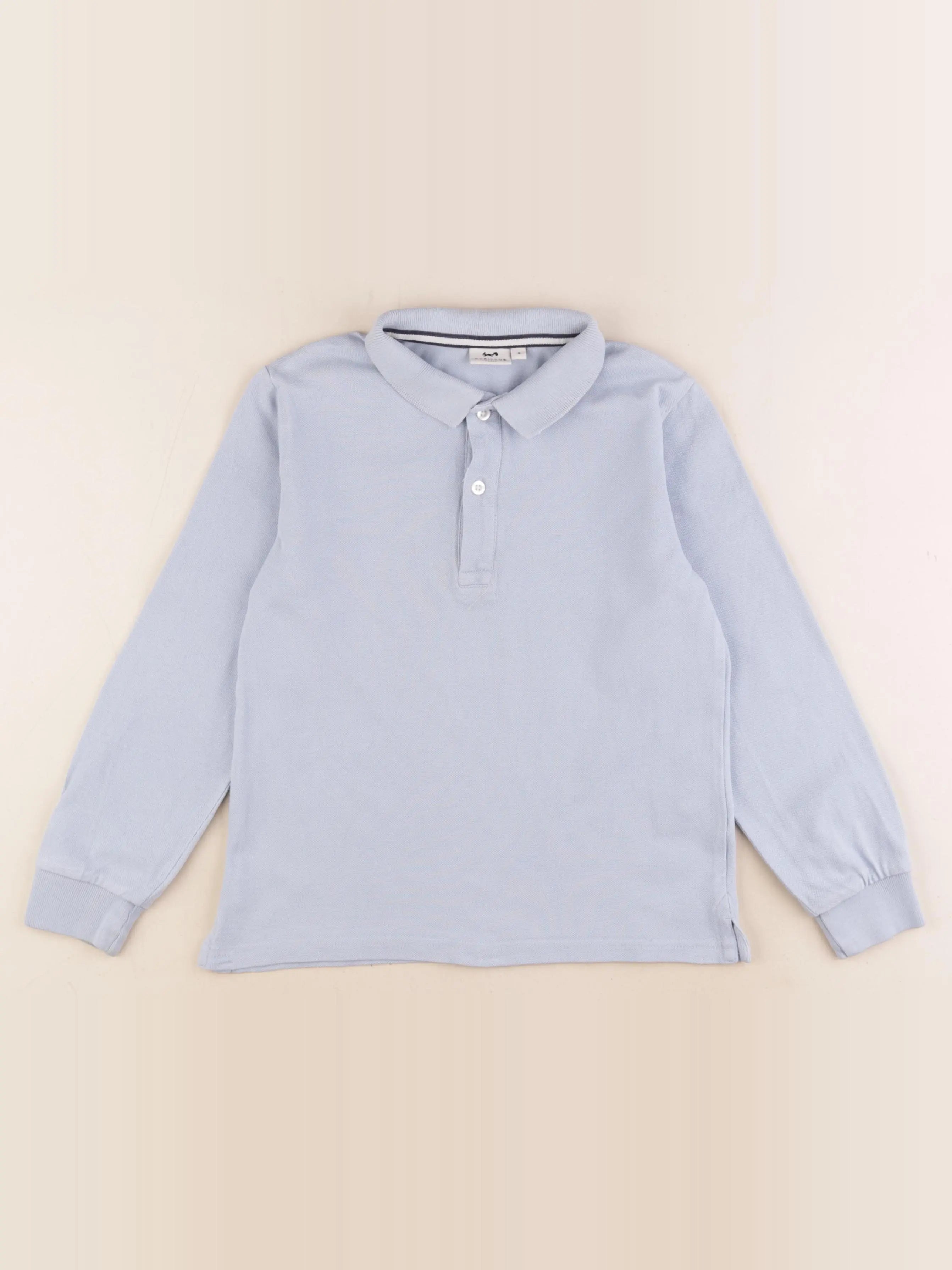 Cyrillus - polo bleu - 8 ans